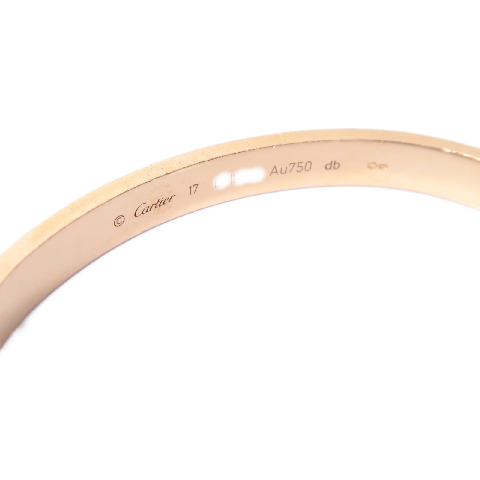 CARTIER 【激減優惠】18K玫瑰金Love Bracelet/Bangle手鐲Cartier#17