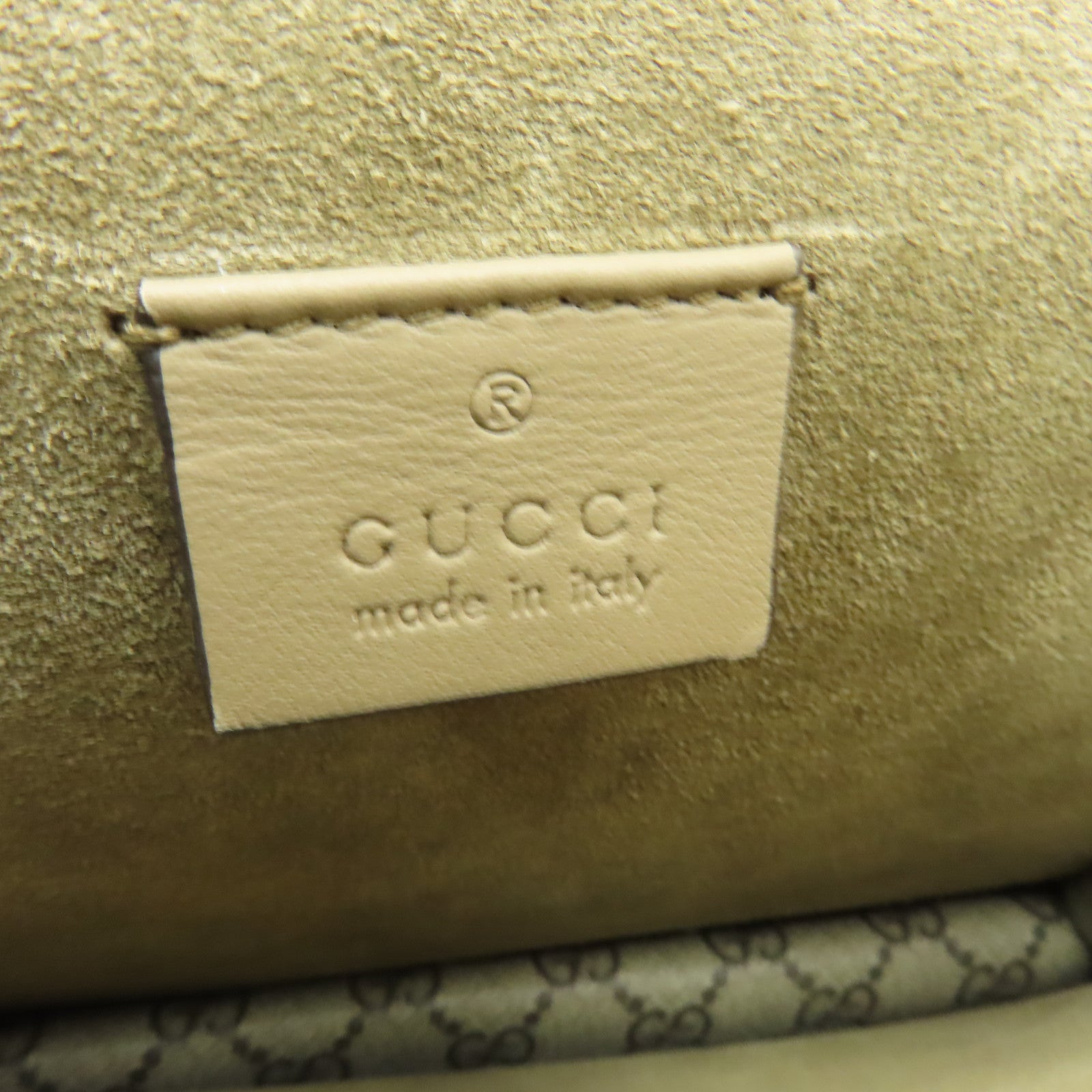 GUCCI 【清倉大減價】塗層皮革Dionysus GG銀扣鏈帶肩背袋棕色
