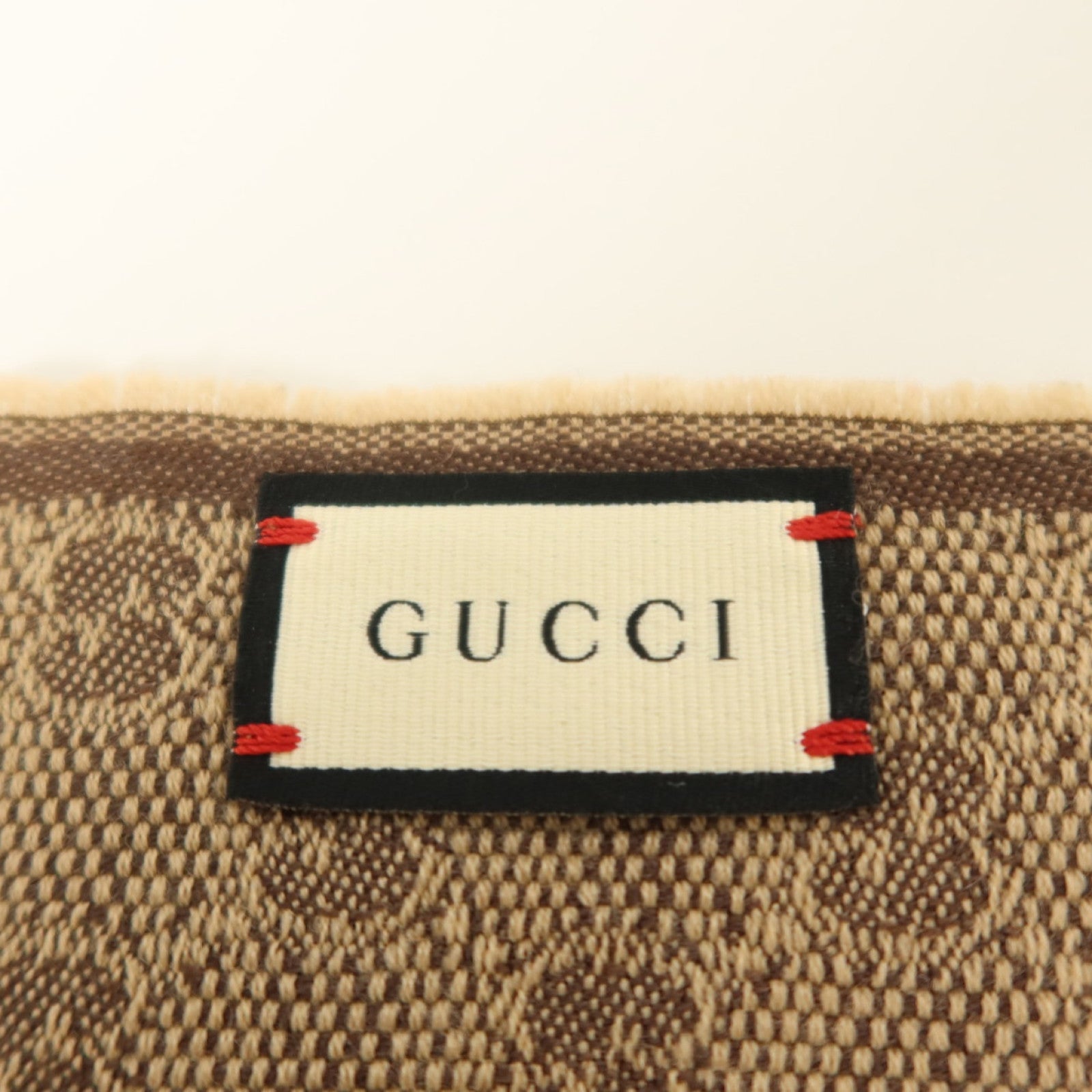 GUCCI 羊毛/絲質Scarf 180x37cm絲巾
