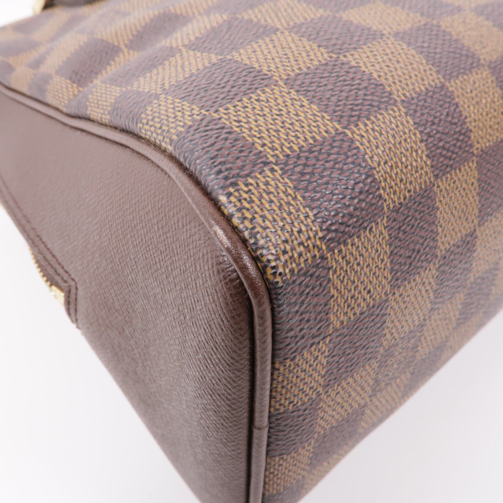 LOUIS VUITTON Damier Brera金扣手挽袋