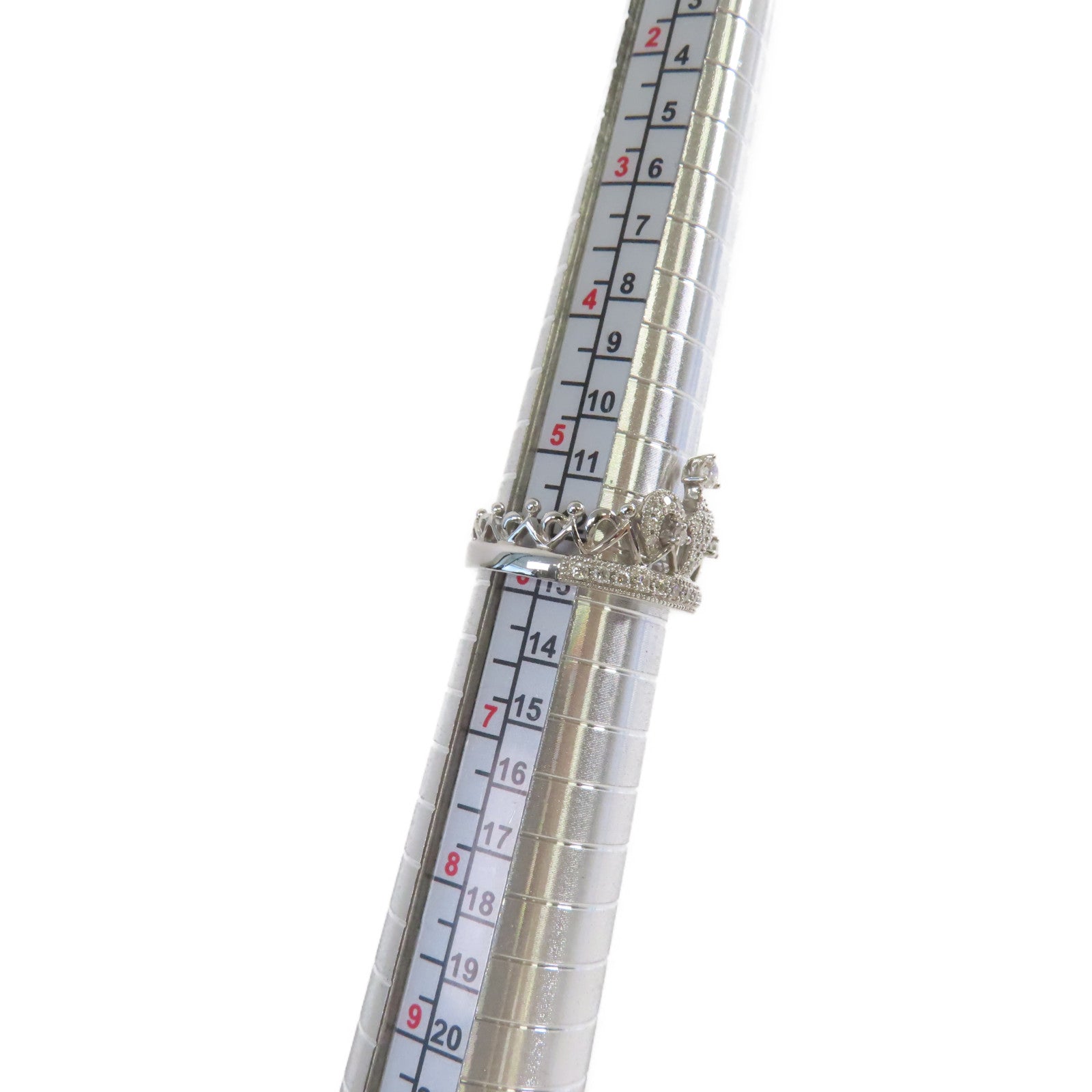 JEWELRY **【激減優惠】18K白金/0.28ct鑽石Diamond Ring戒指US#5.75