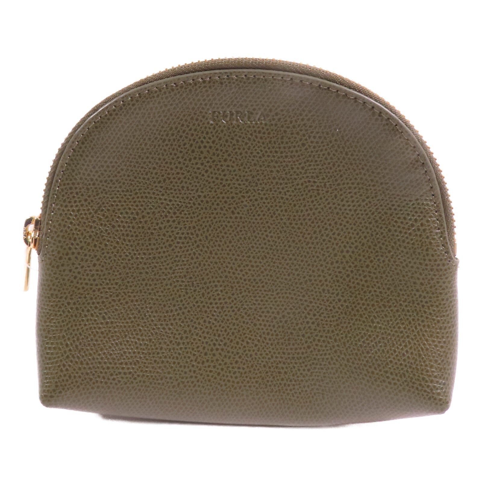 Furla 【激減優惠】牛皮皮革Pouch金扣手拿包