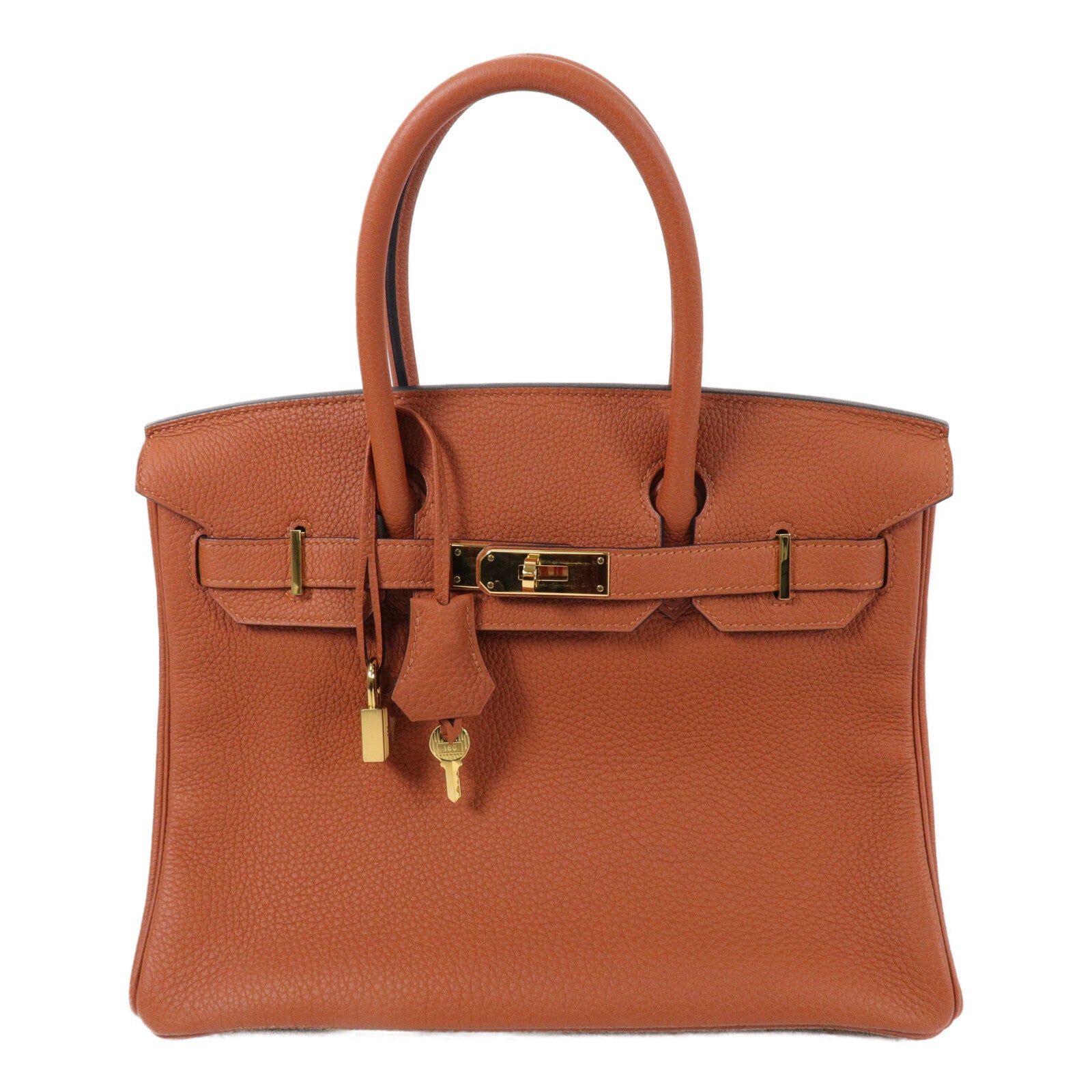HERMES Togo皮革Birkin 30手挽袋Cuivre