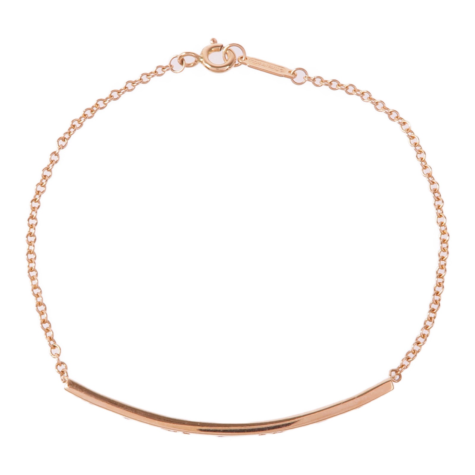 TIFFANY＆CO 18K玫瑰金Bracelet手鏈