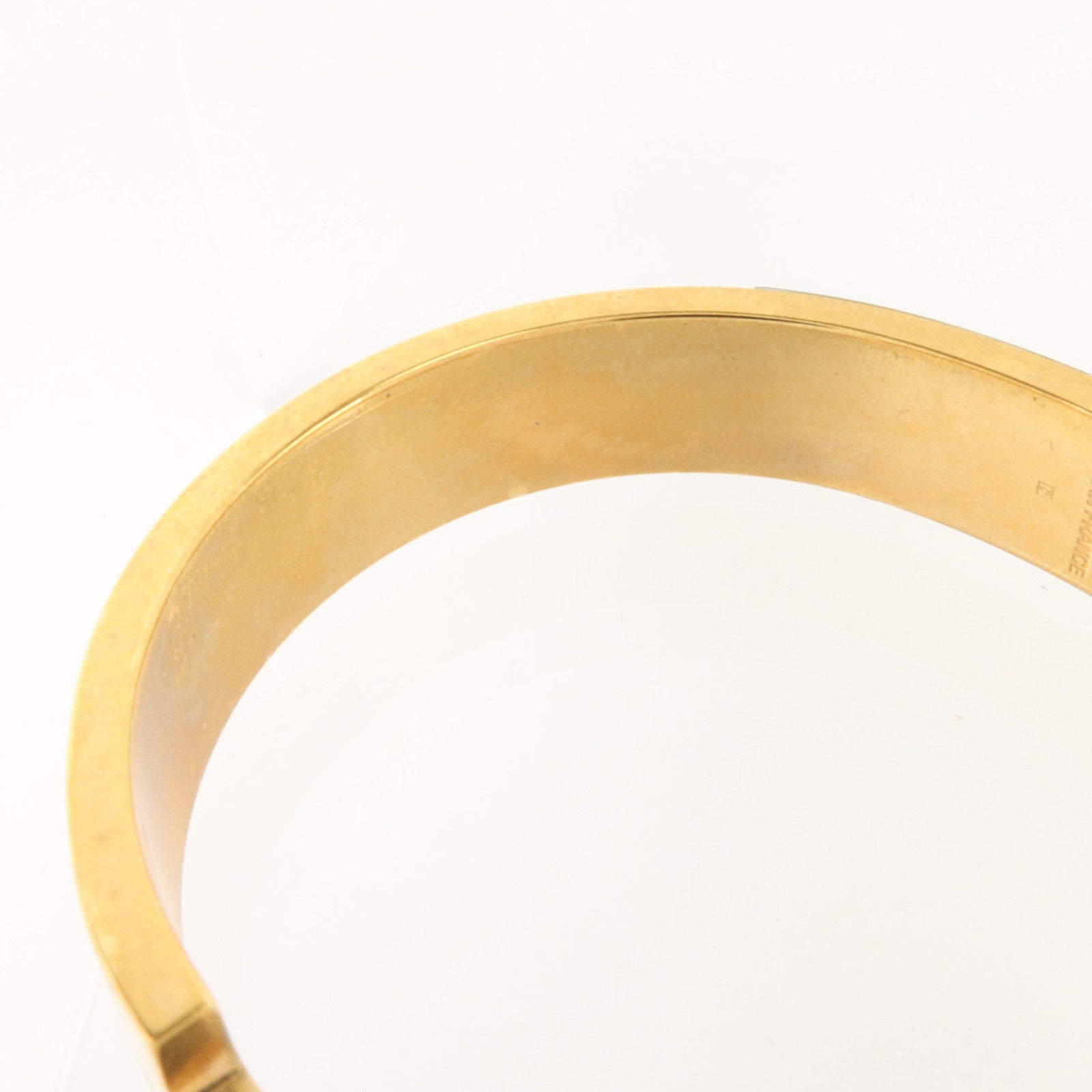 HERMES 金屬/琺瑯Clic H Bracelet金扣手鏈