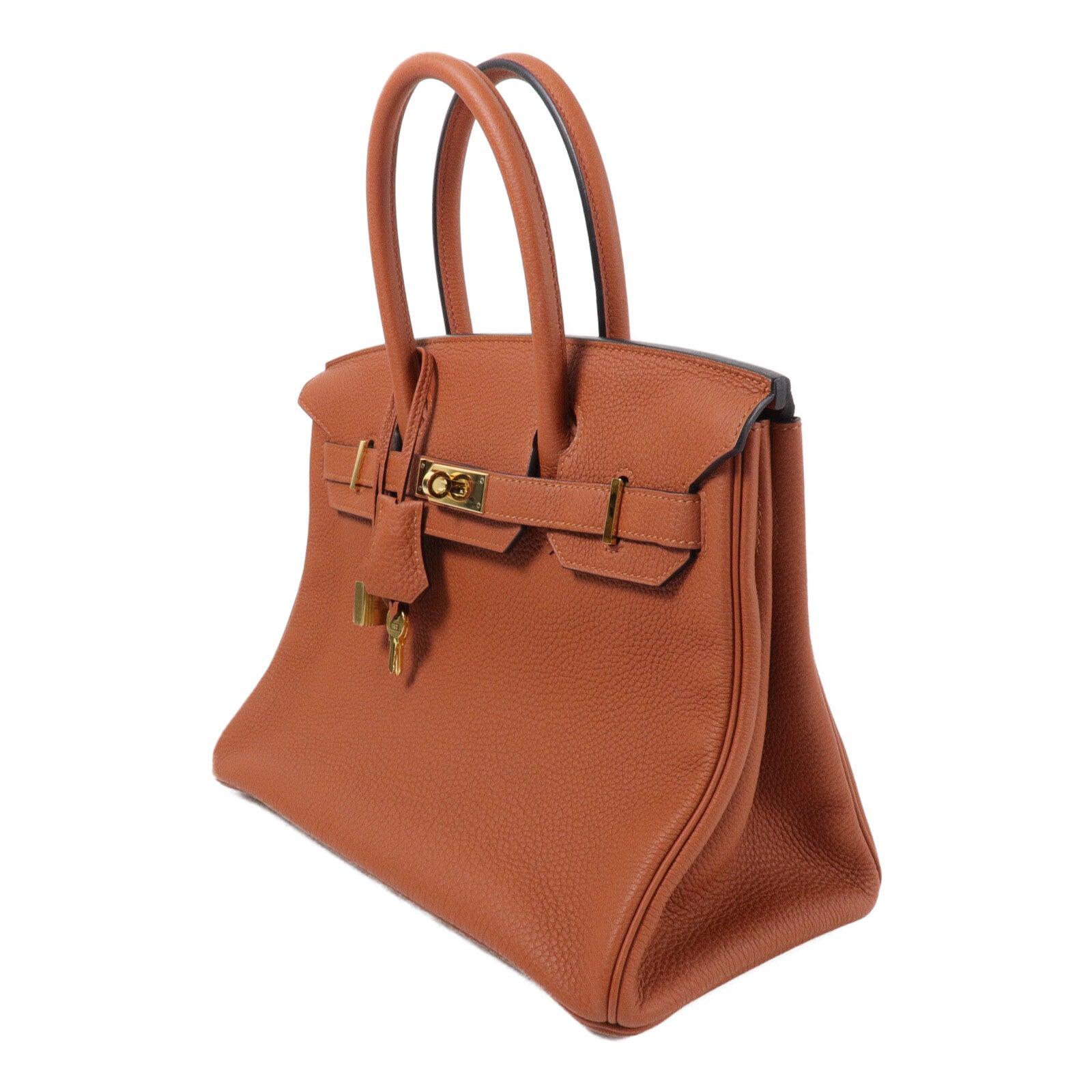 HERMES Togo皮革Birkin 30手挽袋Cuivre