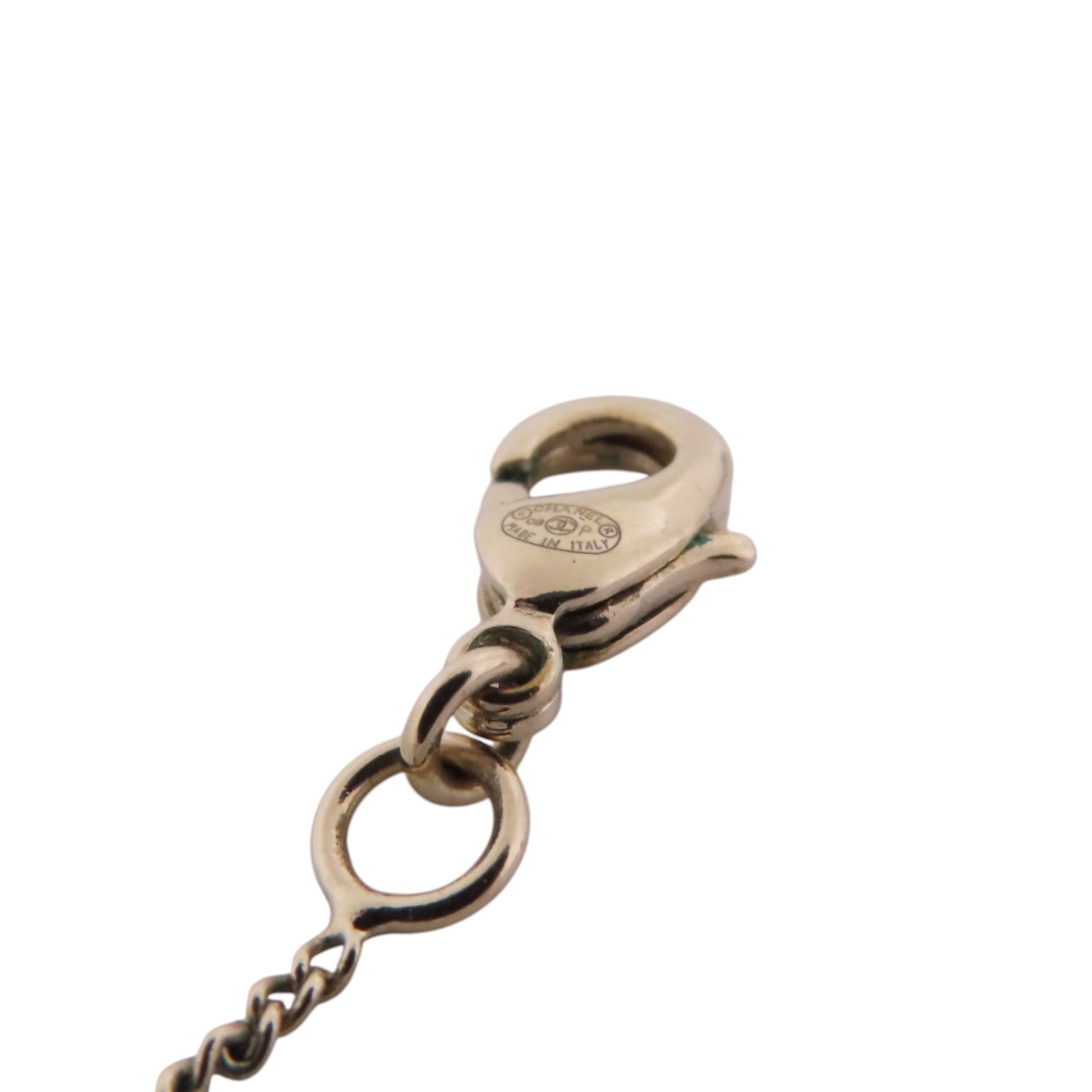 CHANEL CC GHW Chanel No.5 Necklace 09.P Metal PVC