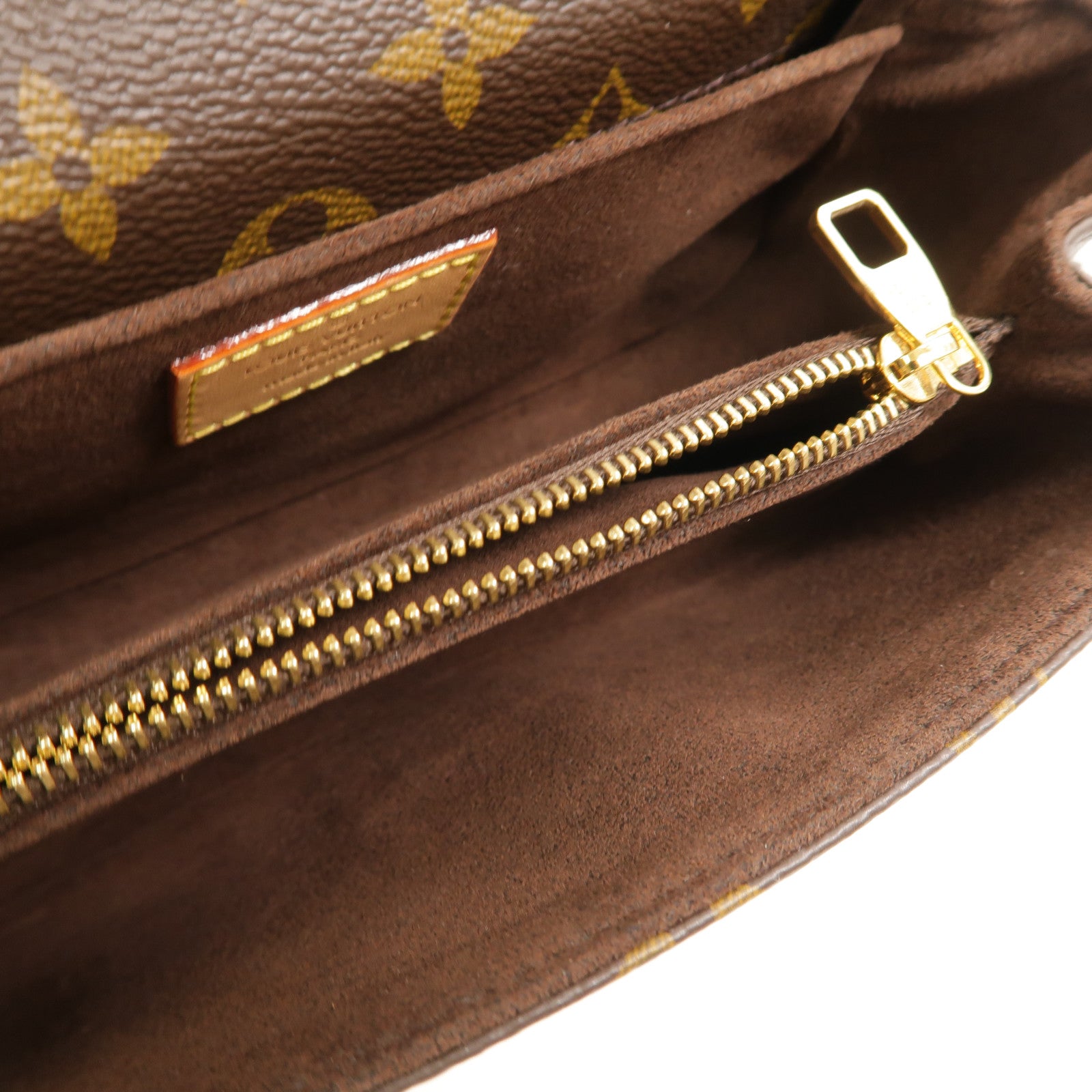 LOUIS VUITTON Monogram Pochette Metis East West金扣手挽肩背兩用袋