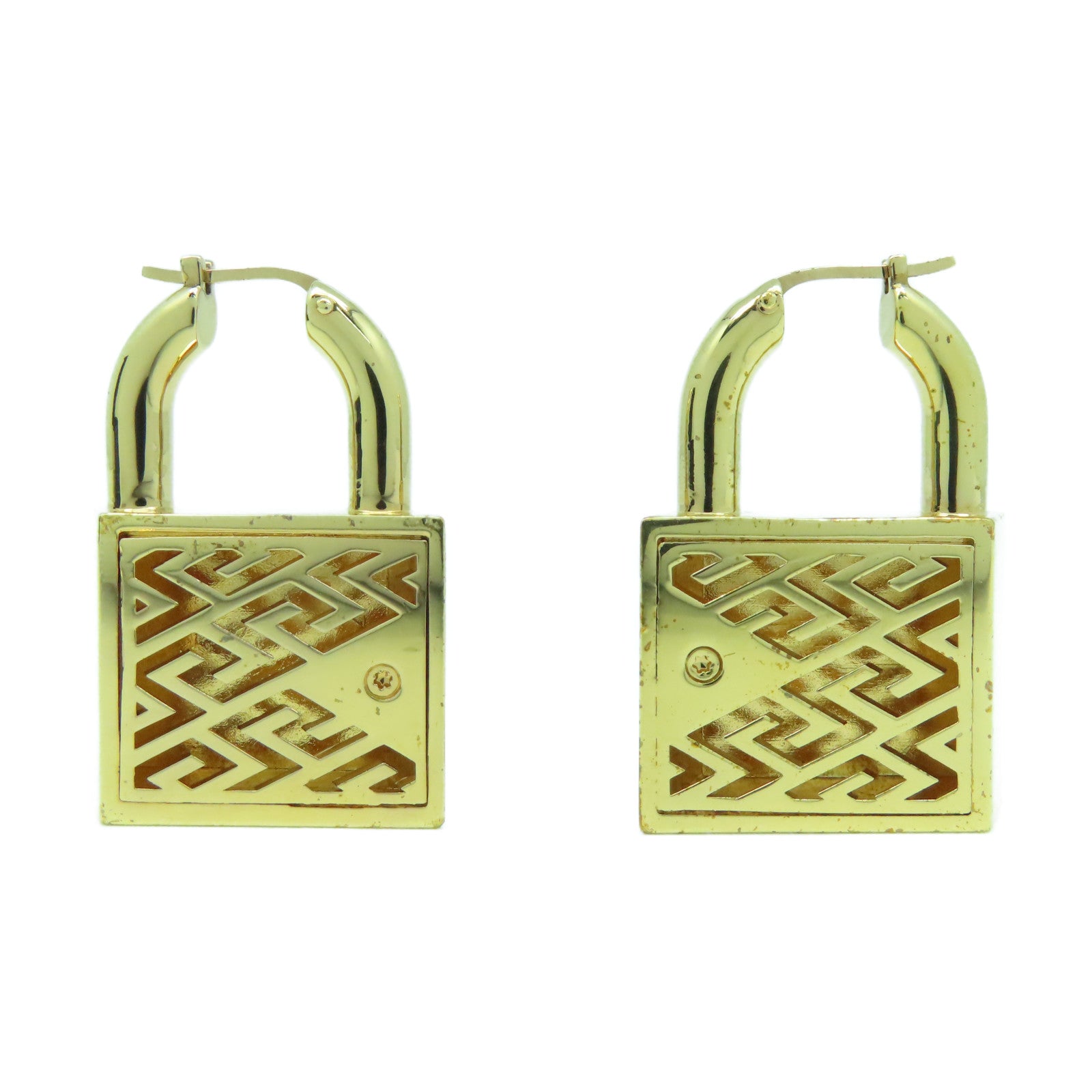 VERSACE 【激減優惠】金屬Padlock Earrings耳環金色