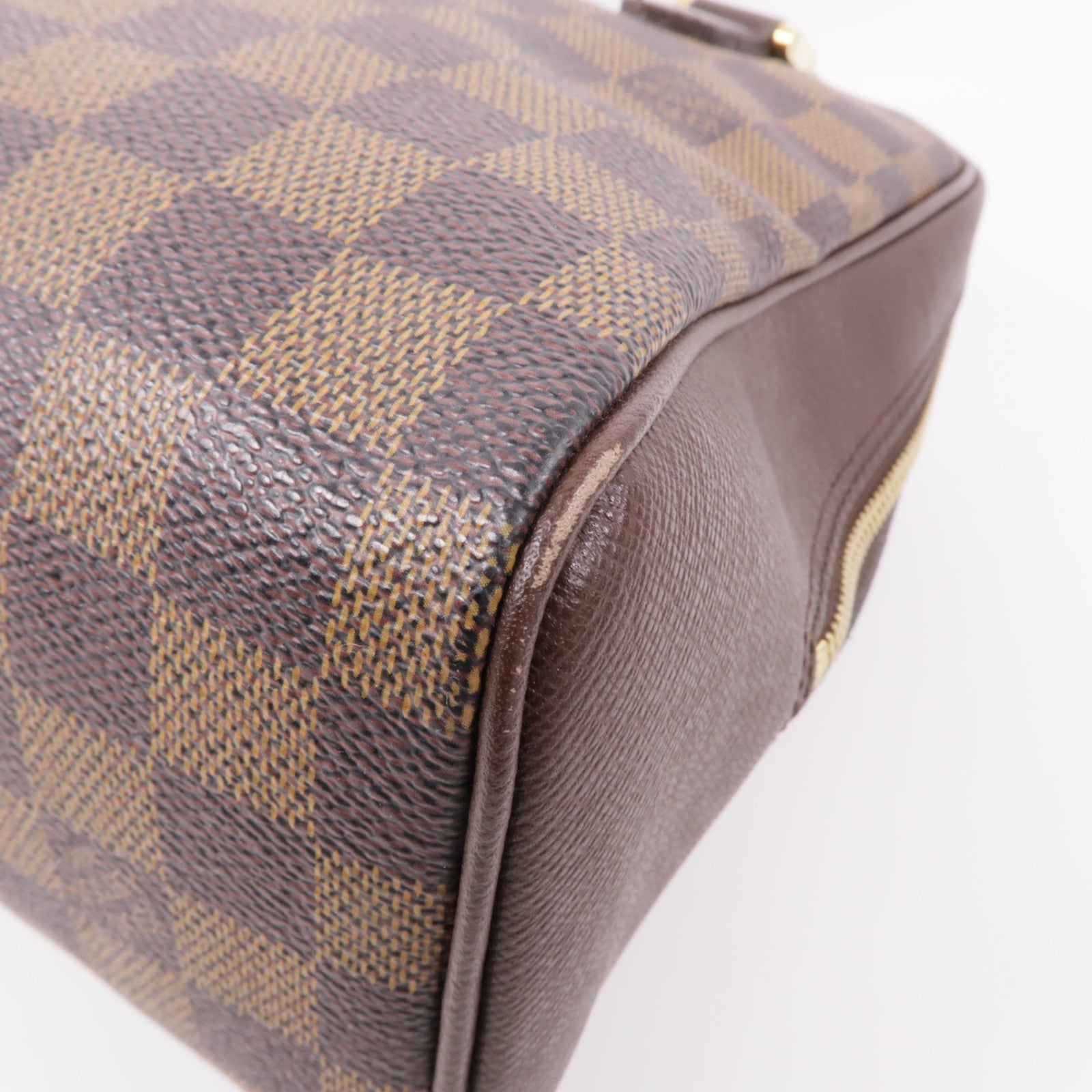 LOUIS VUITTON 【激減優惠】Damier Brera金扣手挽袋