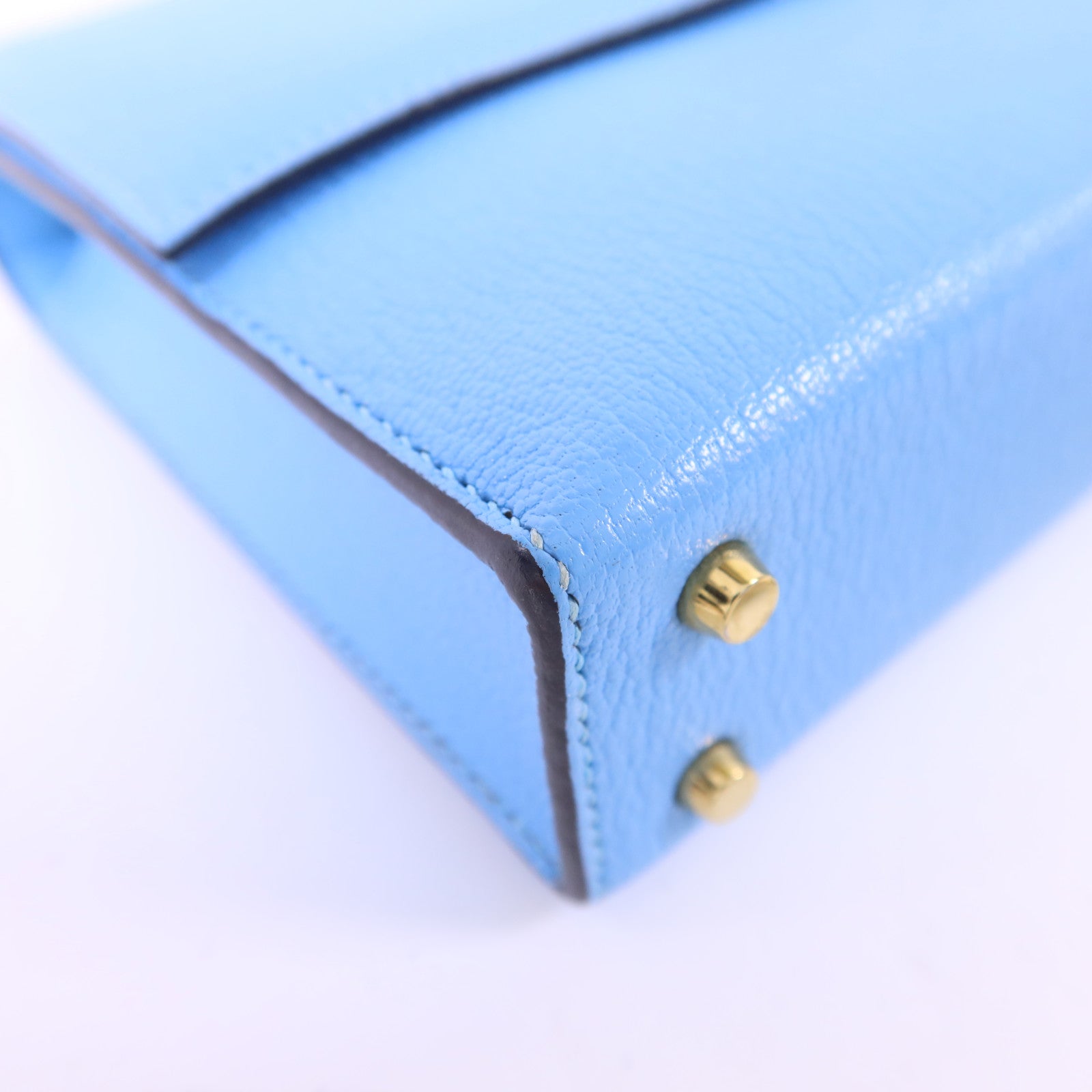 HERMES Chevre皮革Verrou Mini金扣鏈帶肩背袋