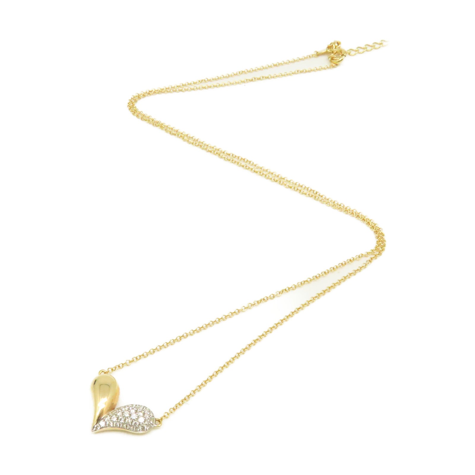JEWELRY 【激減優惠】18K黃金Diamond Necklace 0.24ct鑽石項鏈