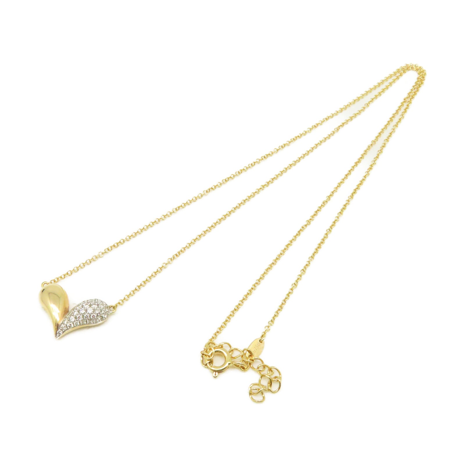 JEWELRY 【激減優惠】18K黃金Diamond Necklace 0.24ct鑽石項鏈