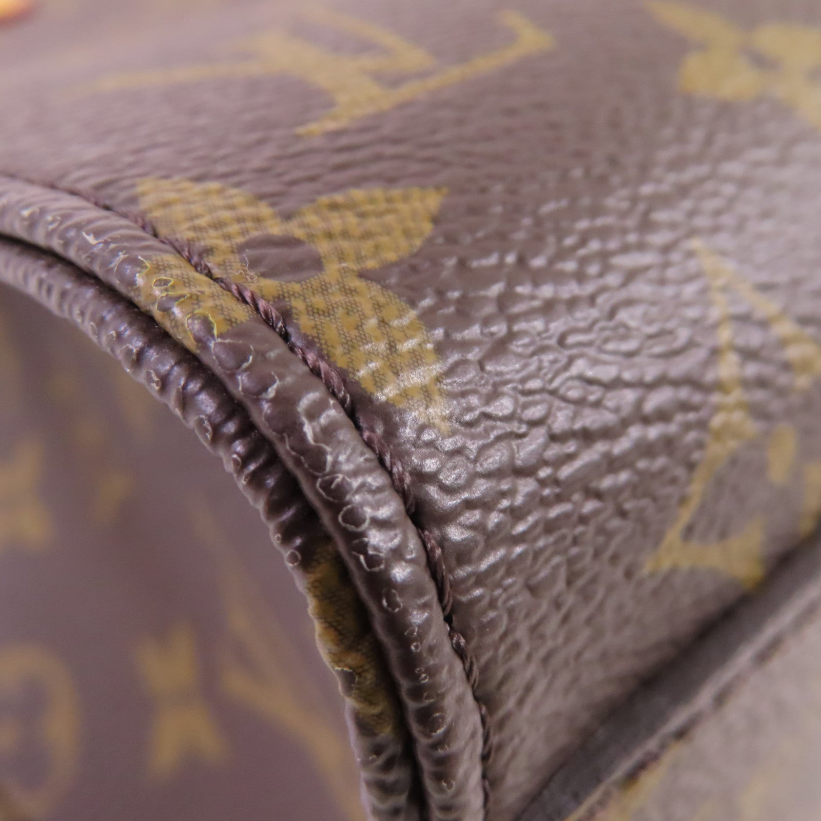 LOUIS VUITTON Monogram Sac Plat BB 2Way Tote Bag金扣手挽肩背兩用袋啡色