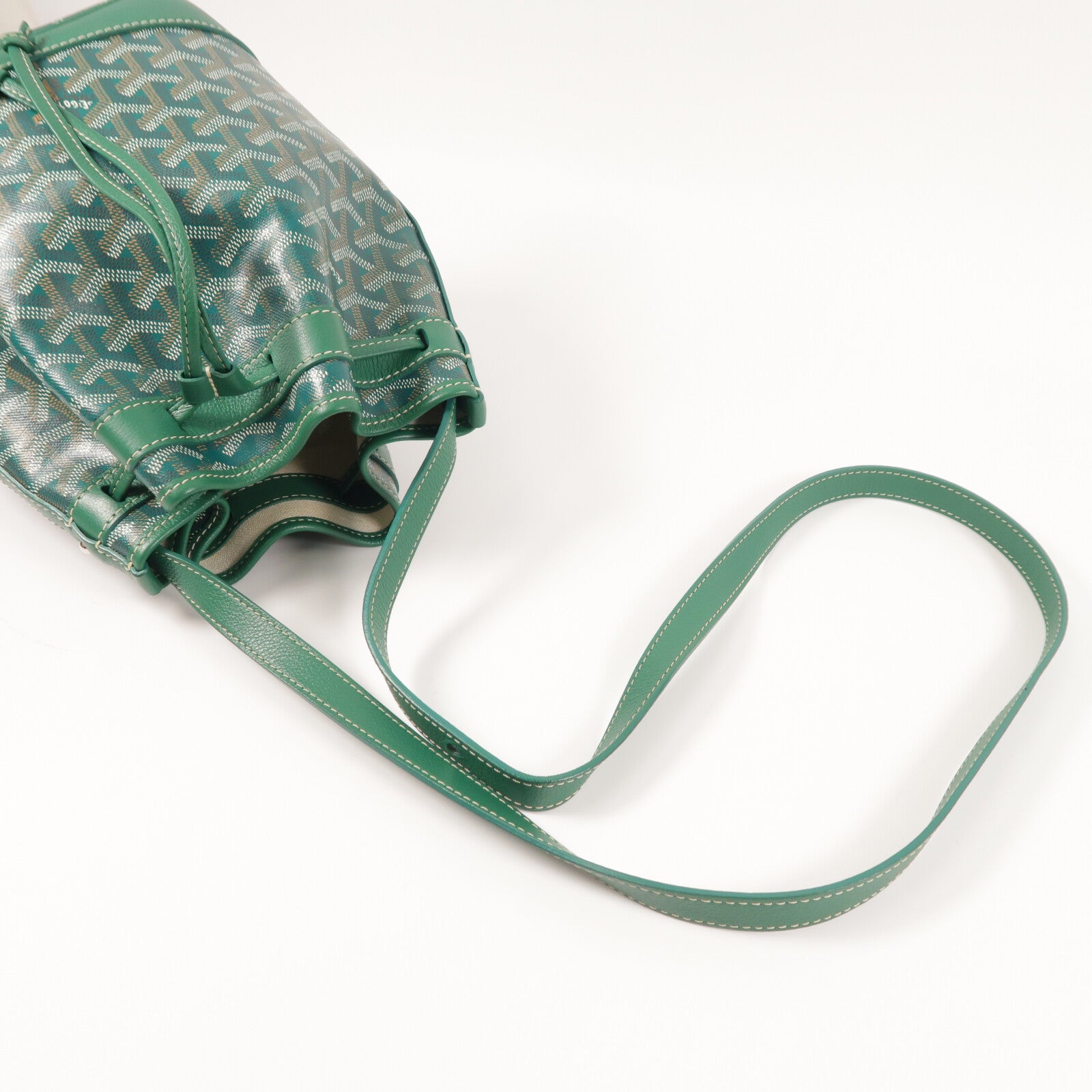 GOYARD 塗層帆布Petit Flot Bucket Bag PM銀扣肩背袋