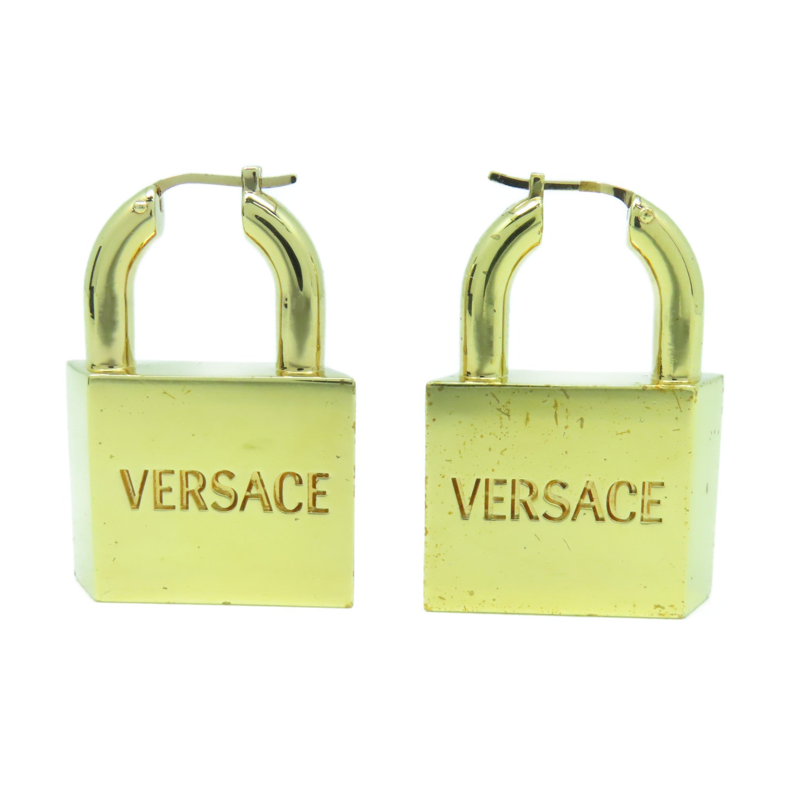 VERSACE 【激減優惠】金屬Padlock Earrings耳環金色