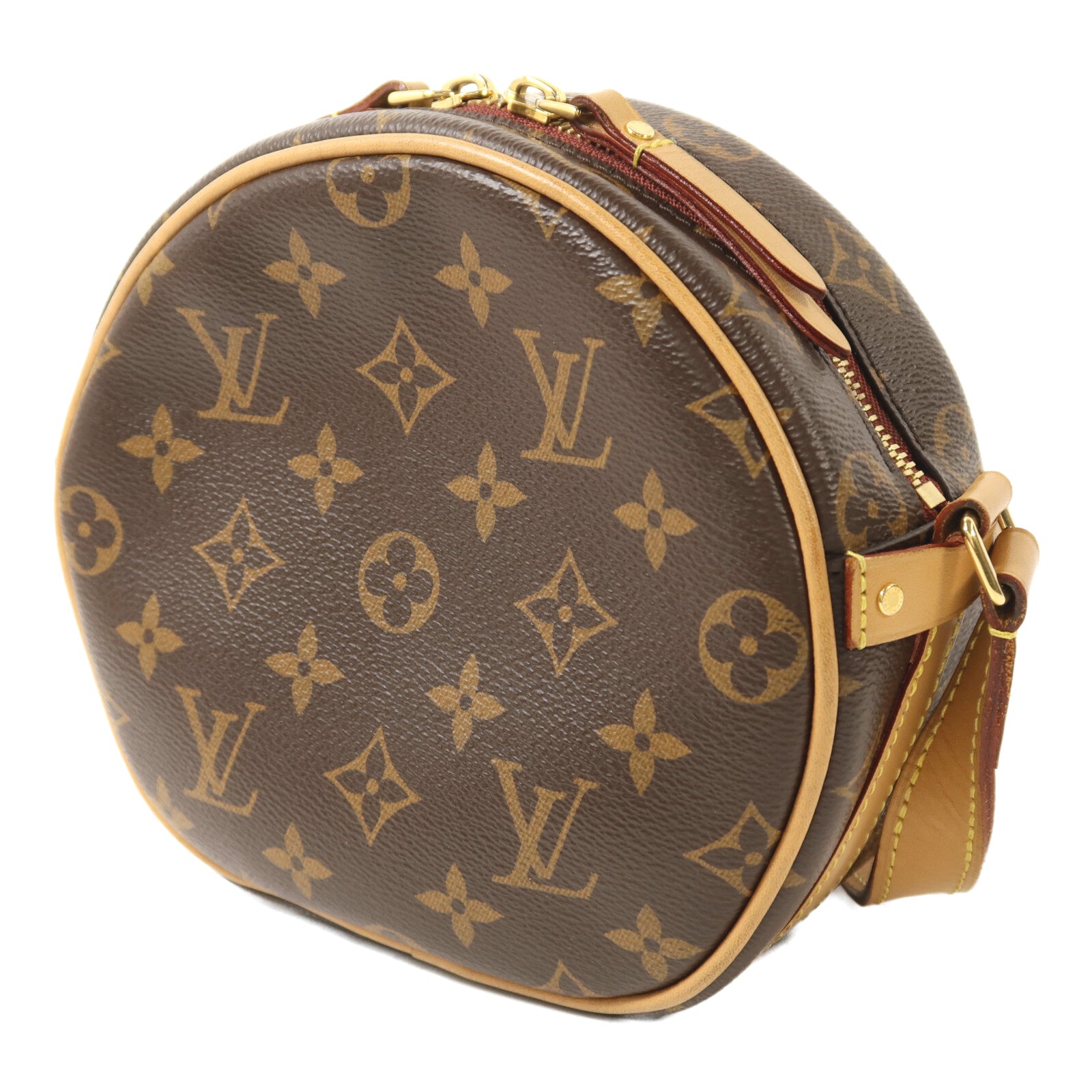 LOUIS VUITTON Monogram Boite Chapeau Souple PM金扣肩背袋