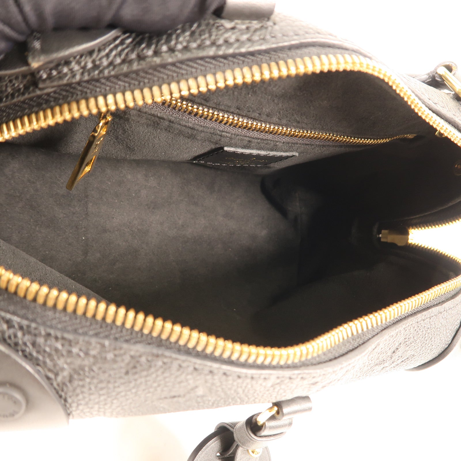 LOUIS VUITTON Monogram Empreinte Petite金扣手挽肩背兩用袋