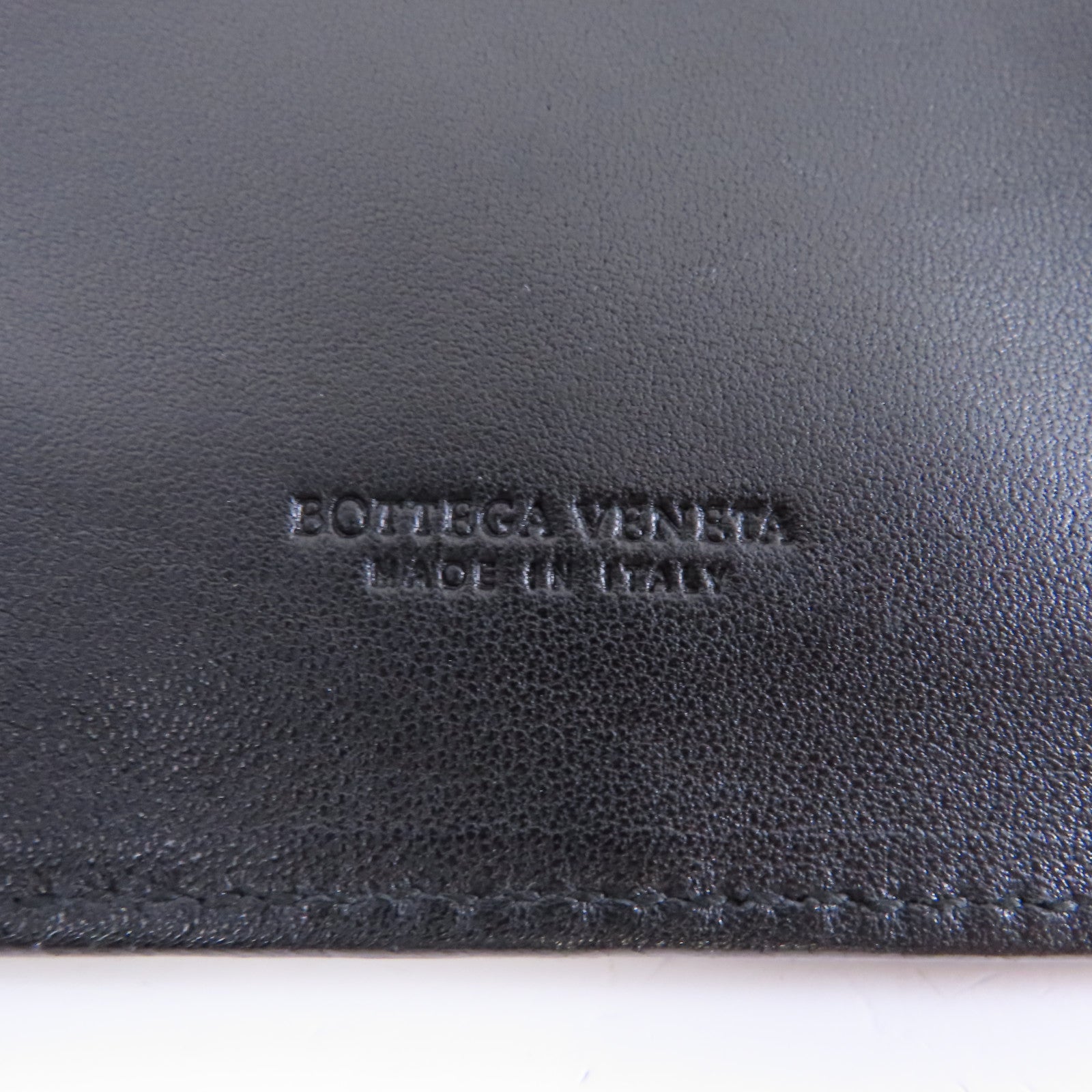 BOTTEGA VENETA 皮革Clutch Bag金扣手拿包黑色