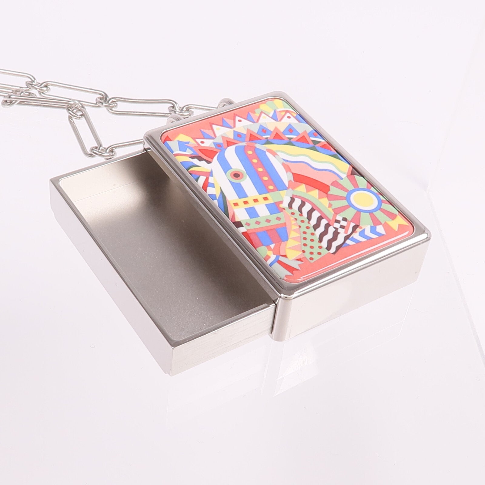 HERMES 金屬Locket Necklace項鍊