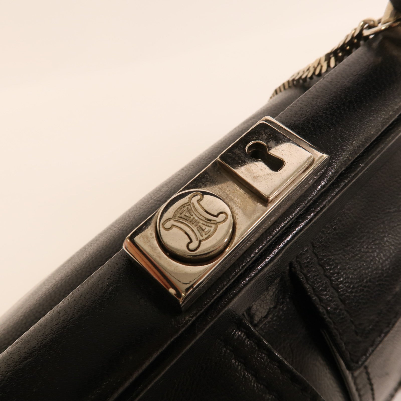 CELINE 牛皮皮革Hand Bag手挽袋