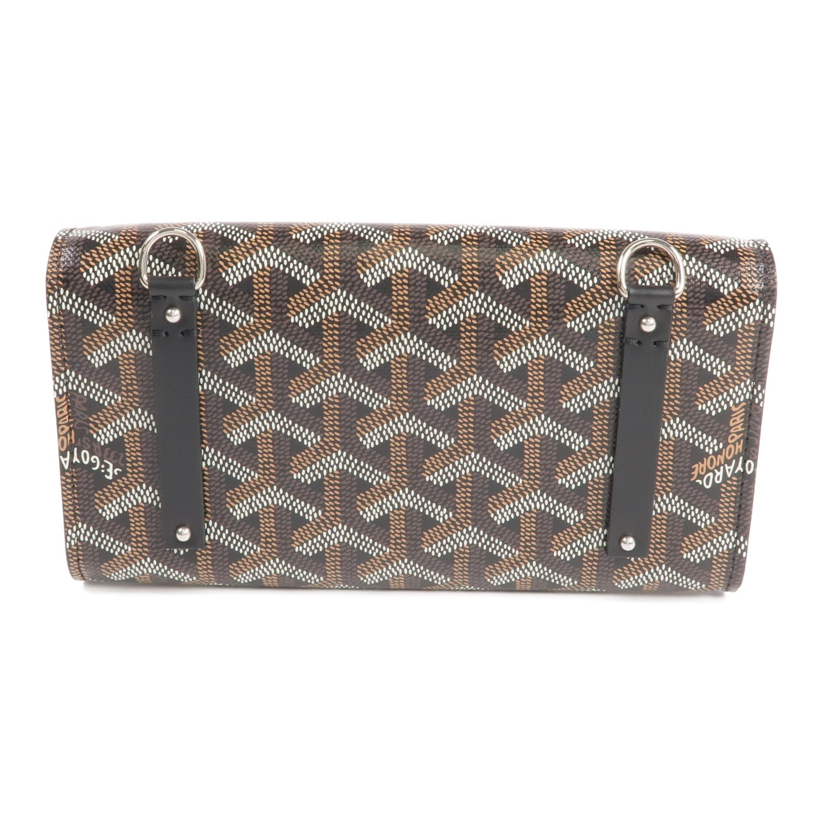 GOYARD 塗層帆布Monte Carlo Mini Case Pouch銀扣手拿包