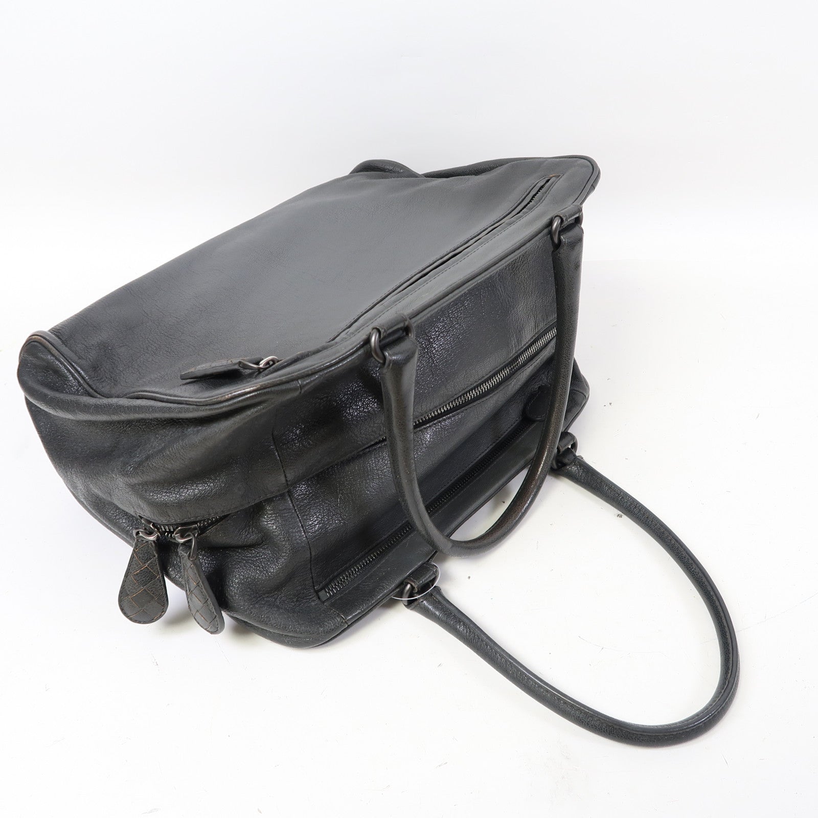 BOTTEGA VENETA 牛皮皮革Hand Bag手挽袋灰色