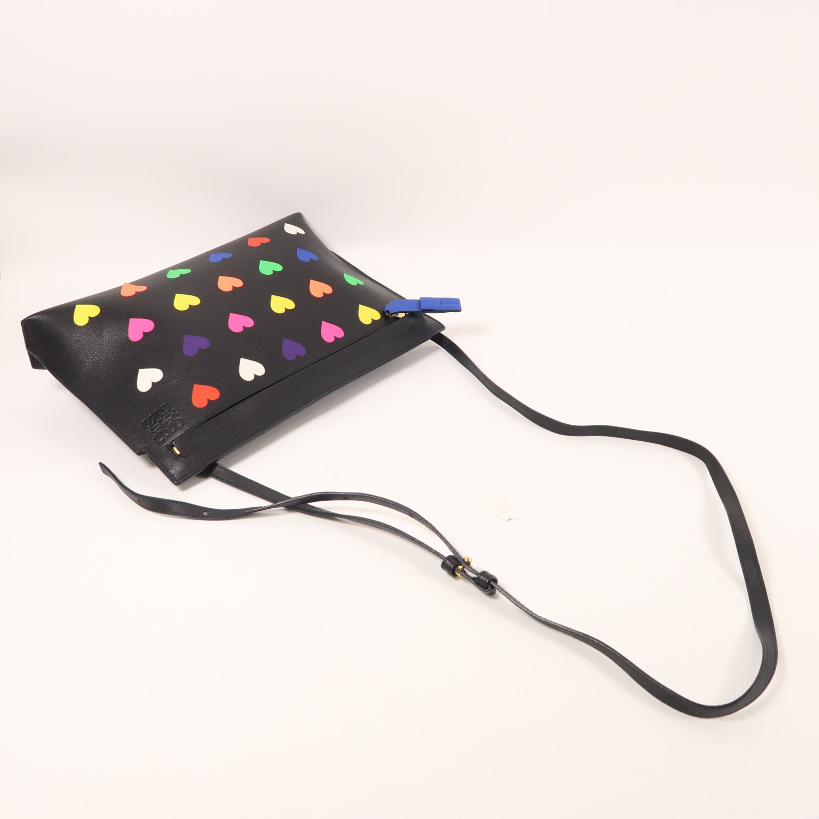 LOEWE 牛皮皮革Shoulder Bag金扣肩背袋