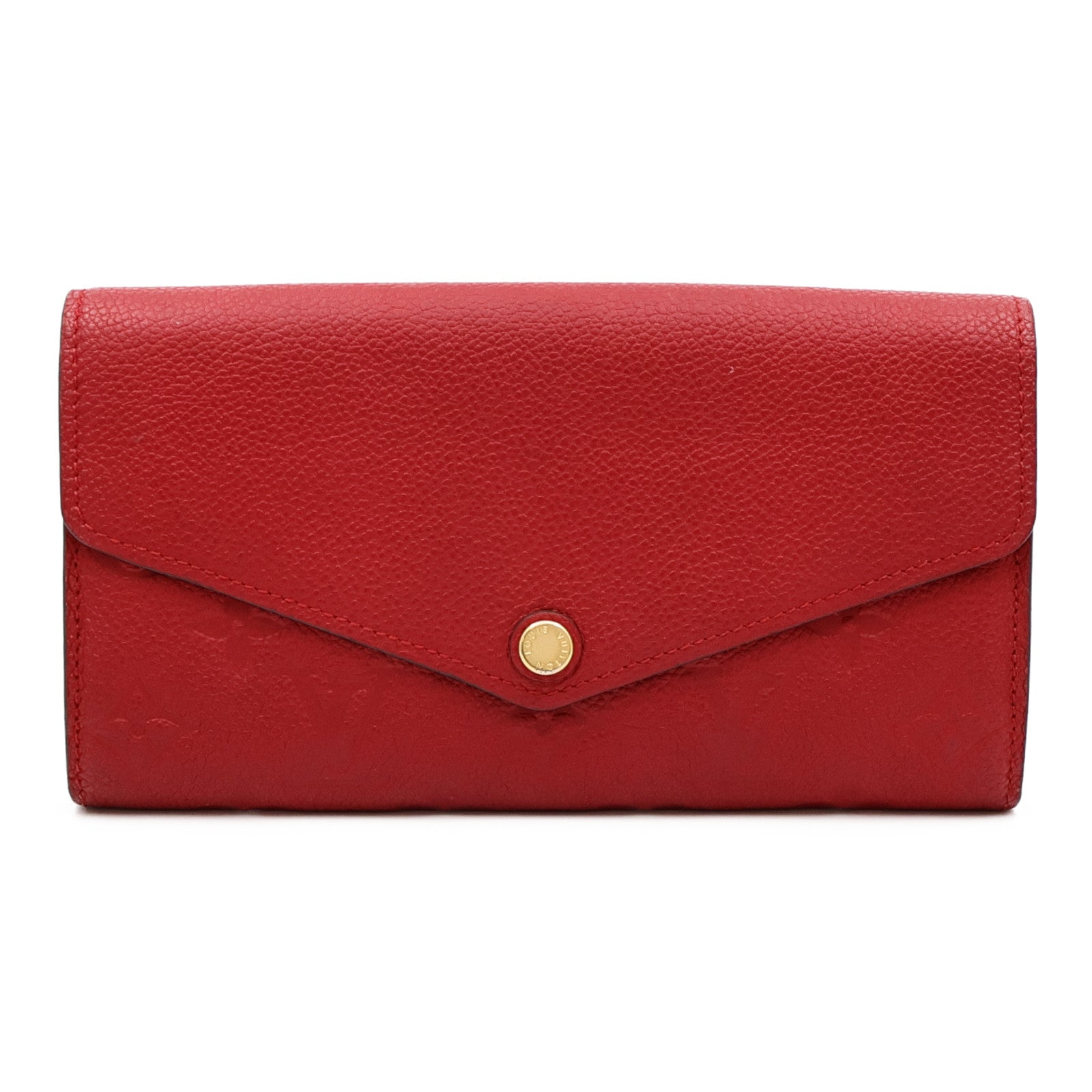LOUIS VUITTON 【激減優惠】Monogram Empreinte Sarah Wallet金扣長錢包