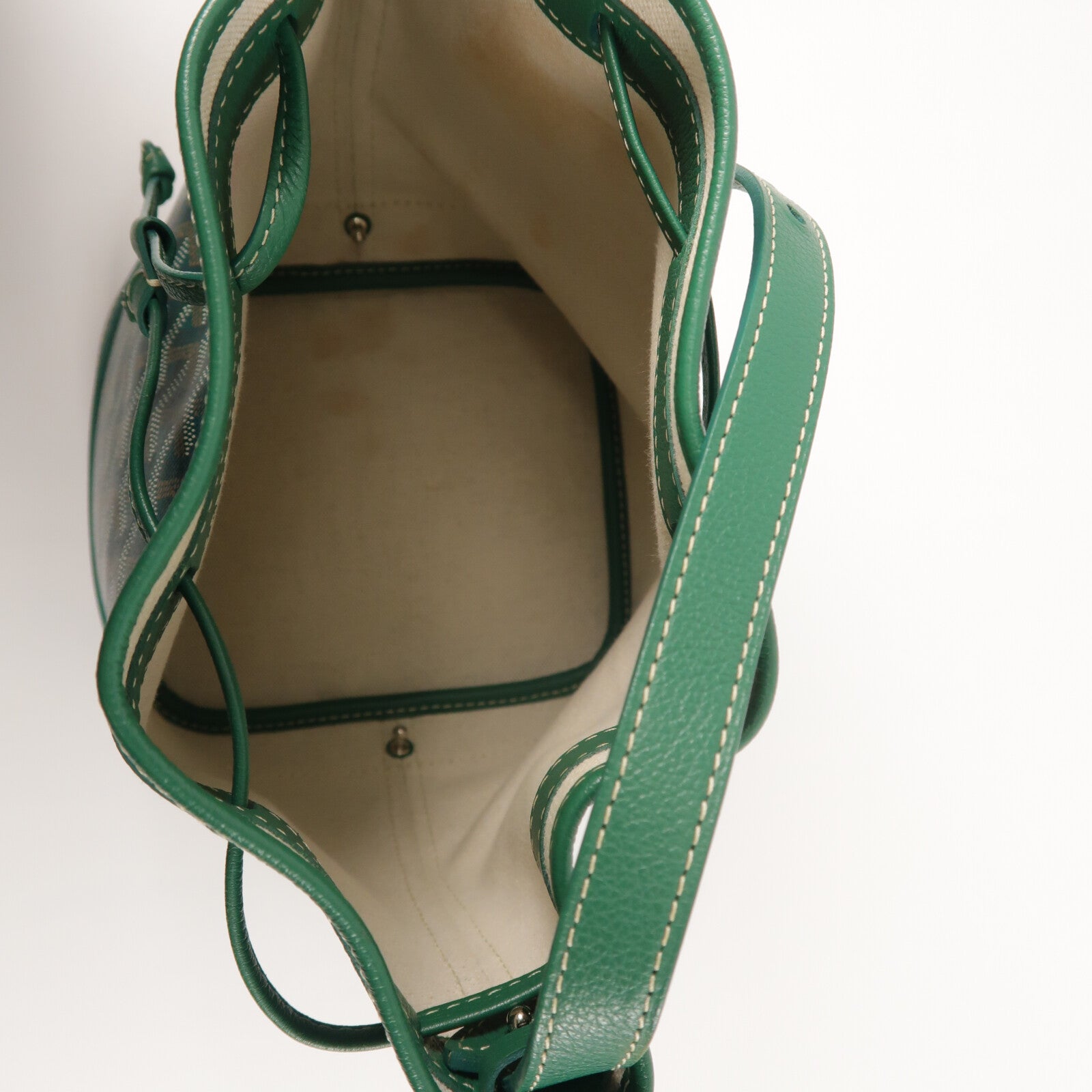 GOYARD 塗層帆布Petit Flot Bucket Bag PM銀扣肩背袋