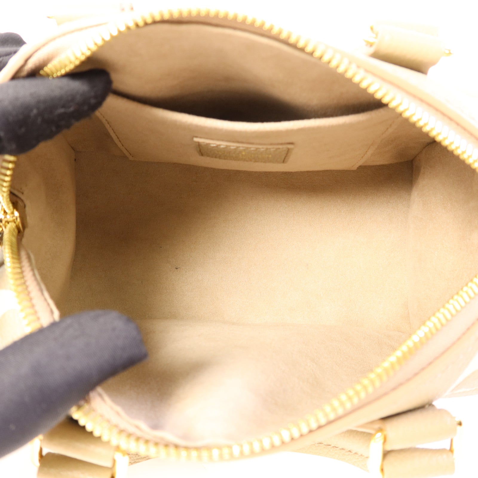 LOUIS VUITTON Monogram Empreinte Speedy Bandouliere 20金扣手挽肩背兩用袋