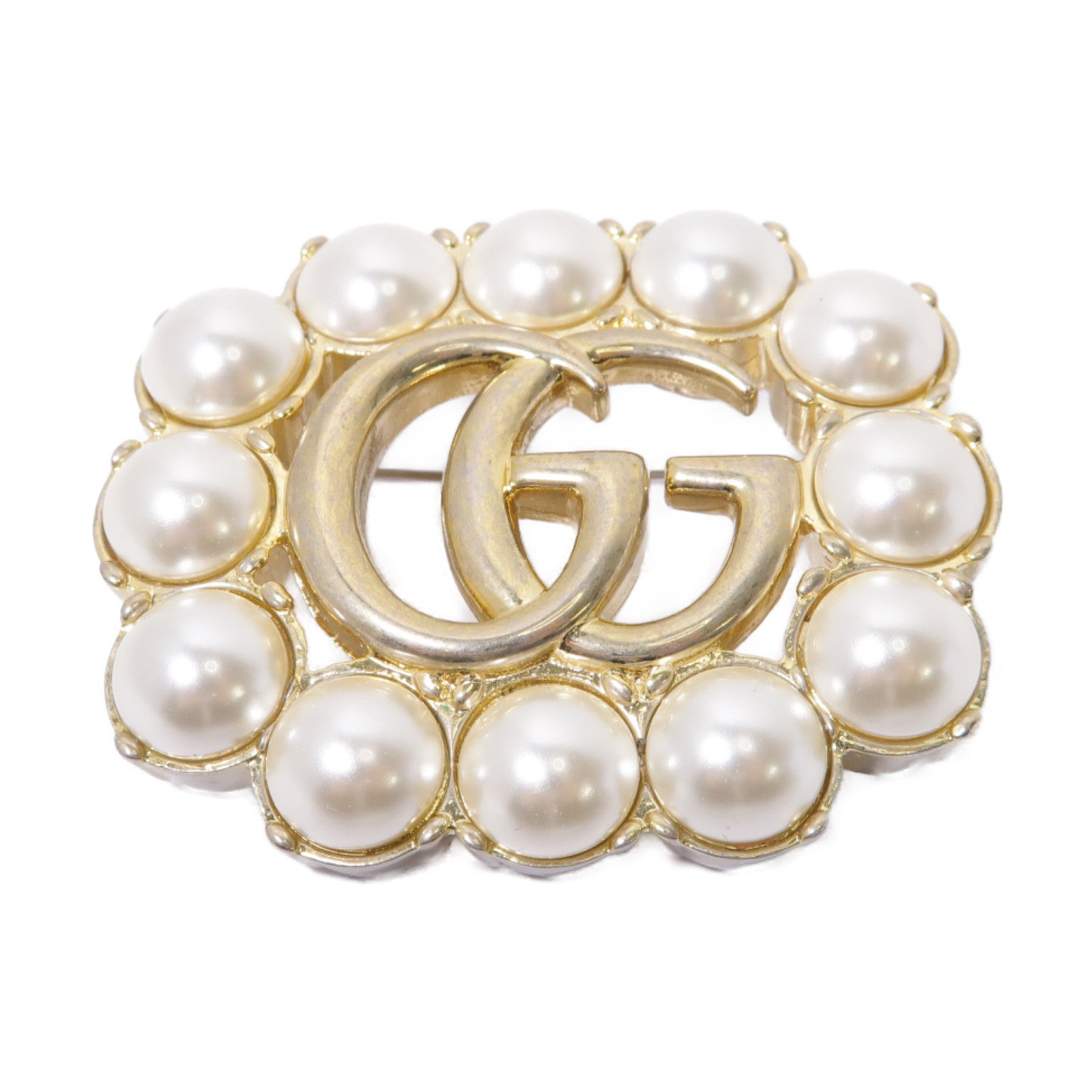 GUCCI 金屬Brooch胸針金色
