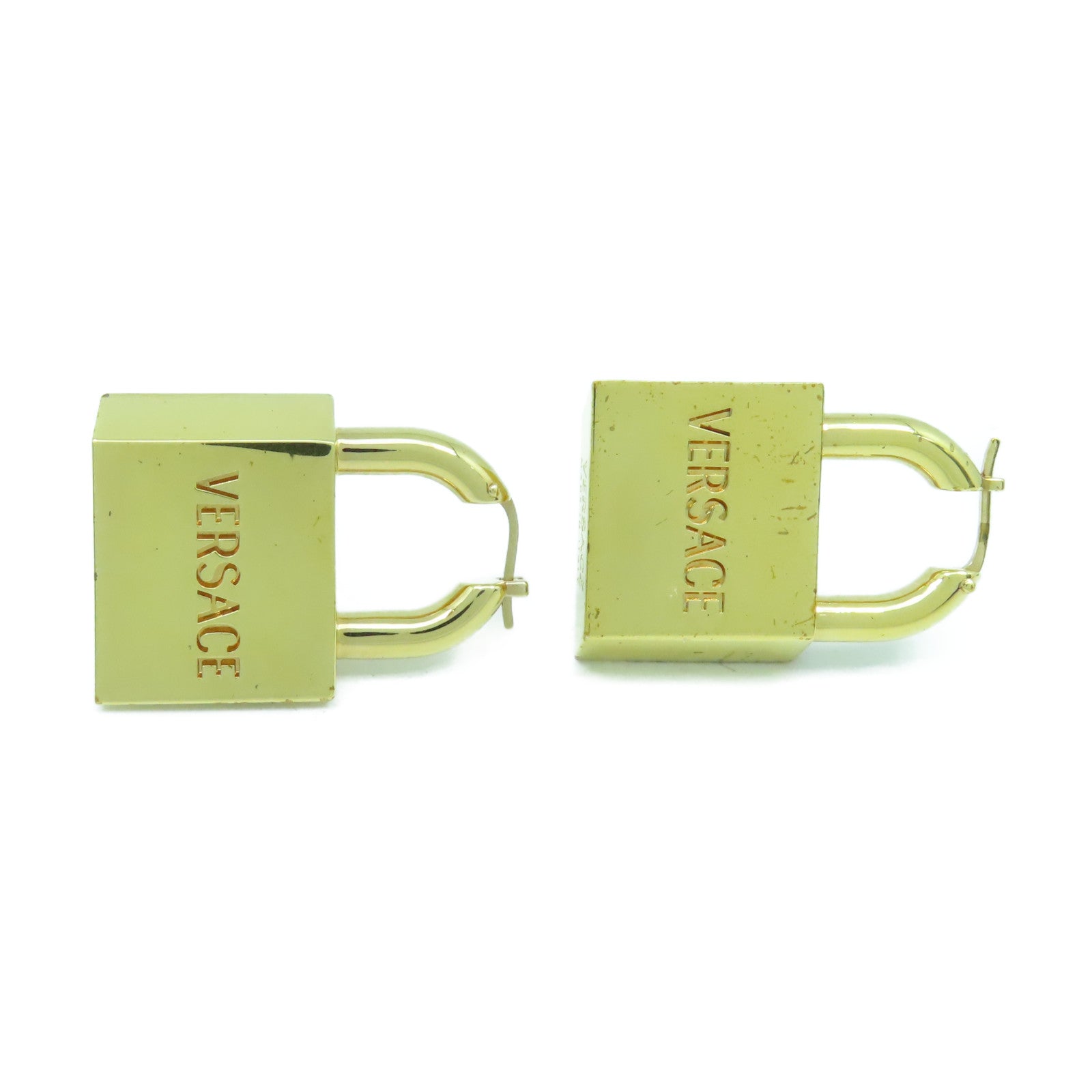 VERSACE 【激減優惠】金屬Padlock Earrings耳環金色