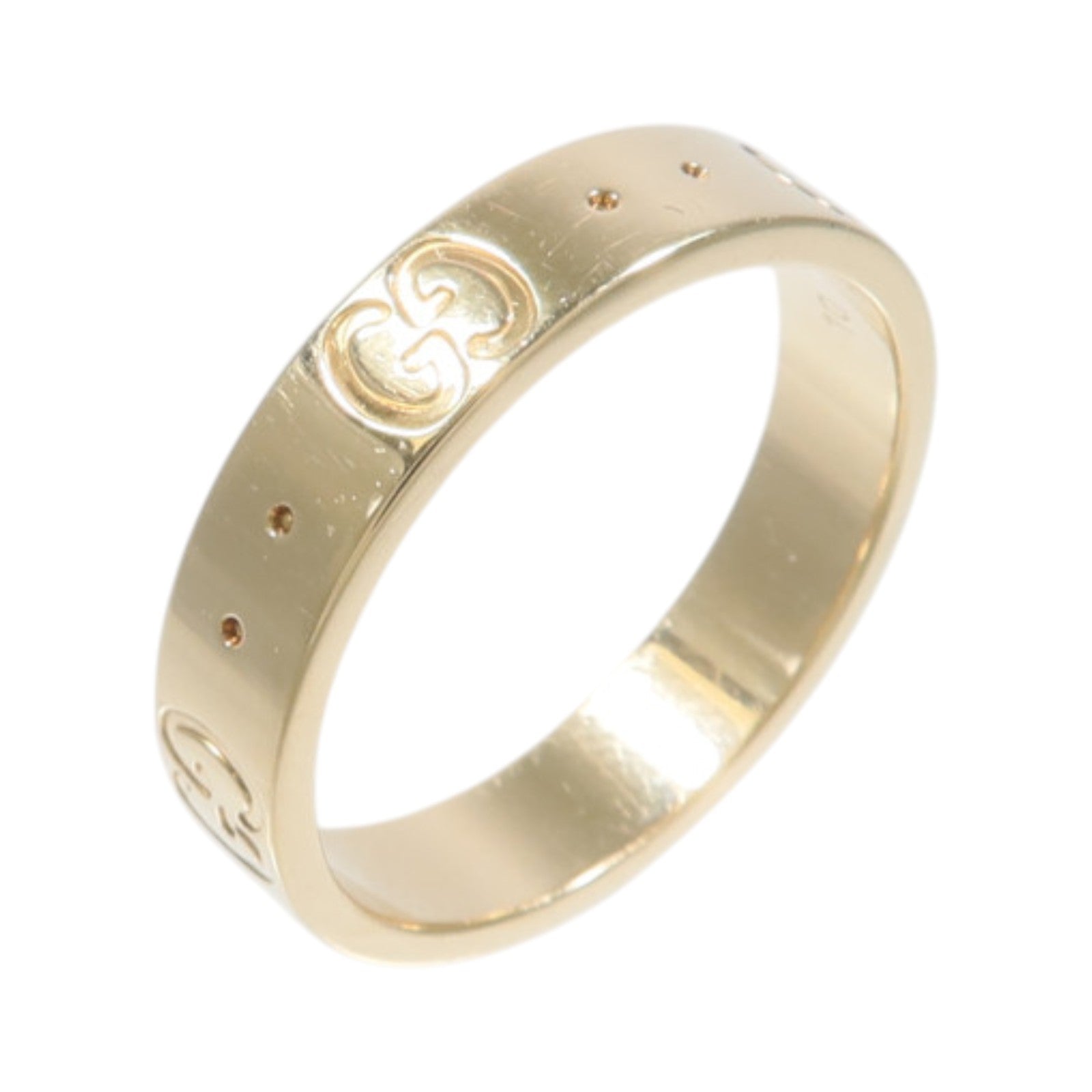 GUCCI 18K黃金Icon Thin Band戒指