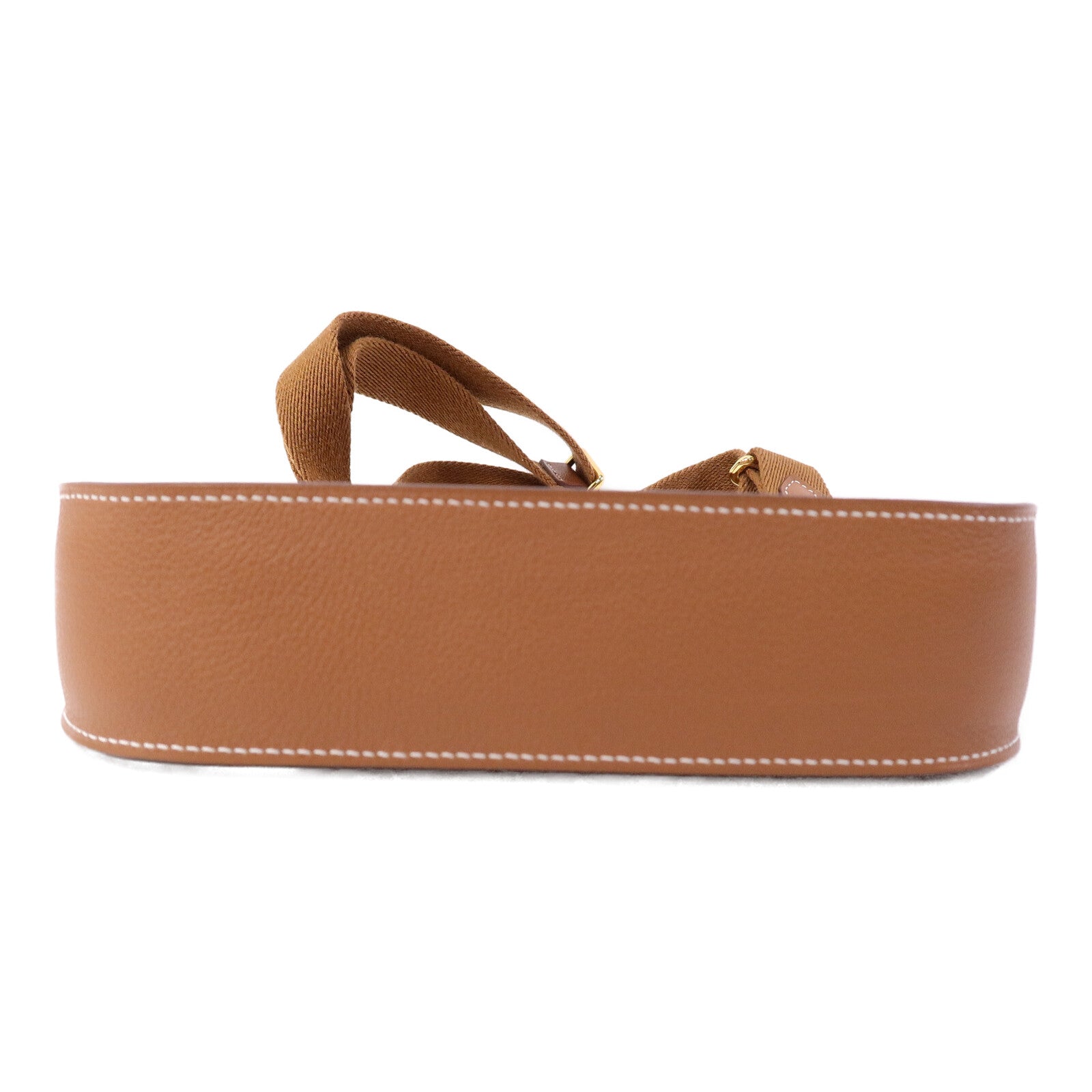 HERMES Evercolor皮革Mini Jypsiere肩背袋Gold