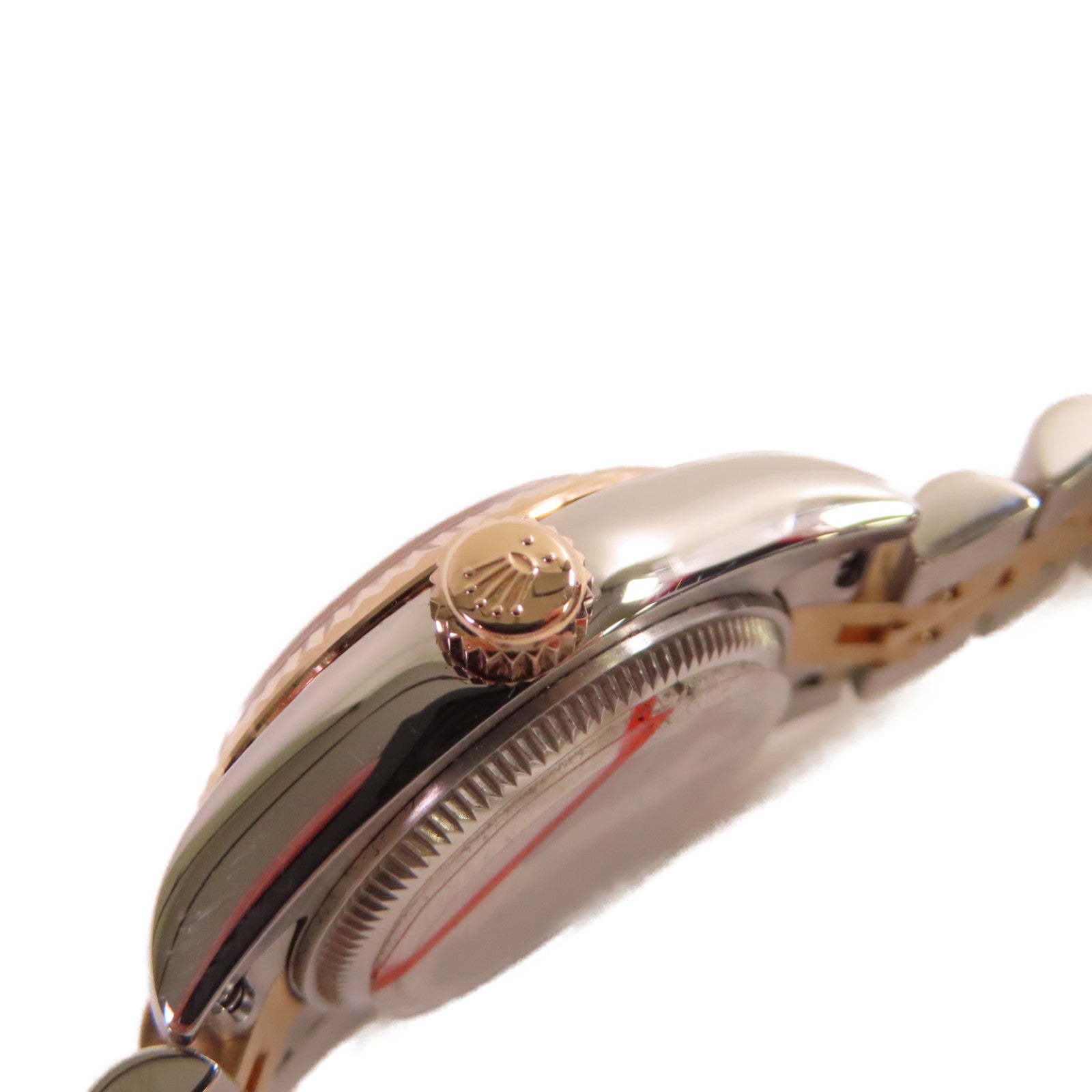 ROLEX Lady Datejust 26mm 18K玫瑰金/不鏽鋼自動機芯手錶貝殼色
