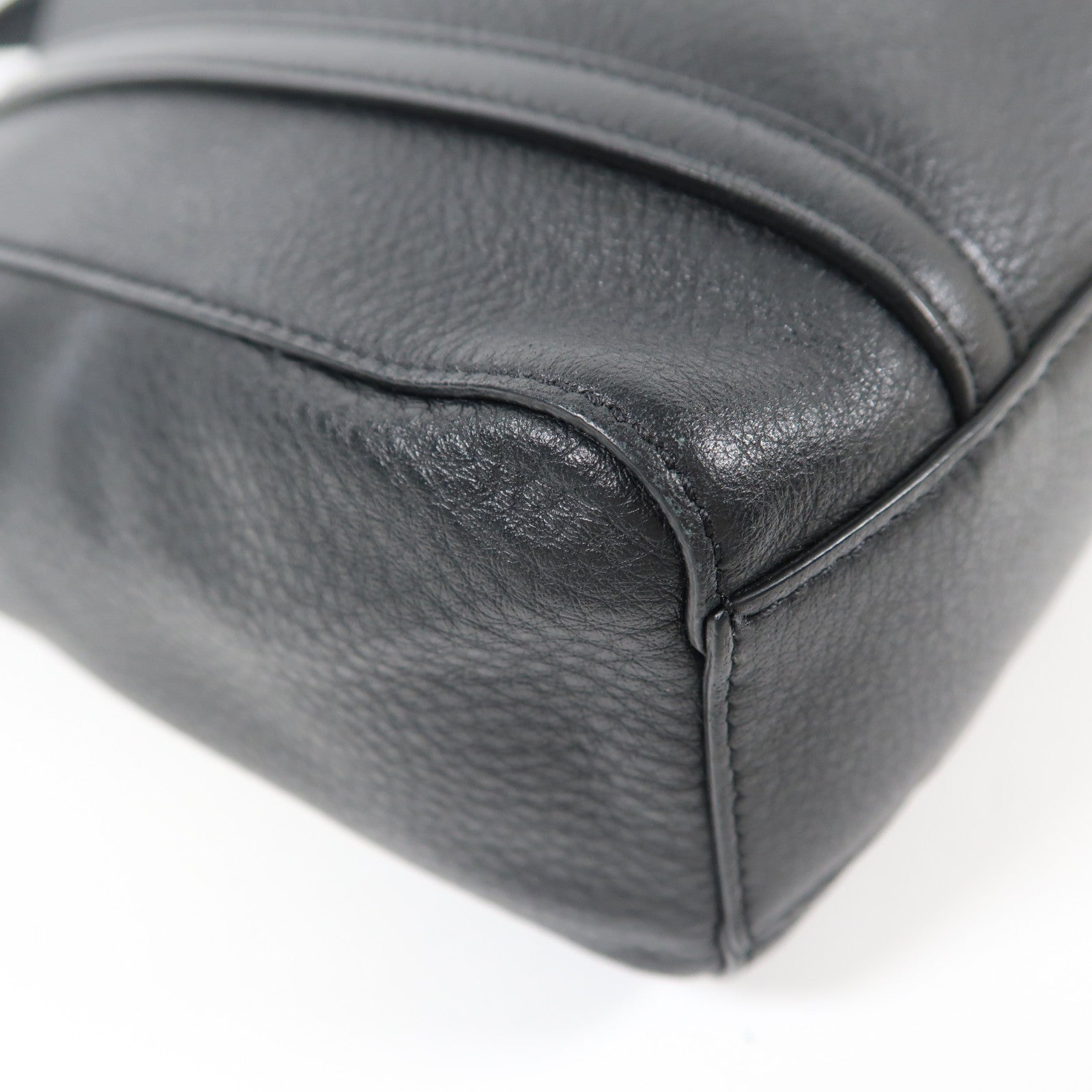 BALENCIAGA 牛皮皮革2 Way Shoulder Bag銀扣手挽肩背兩用袋