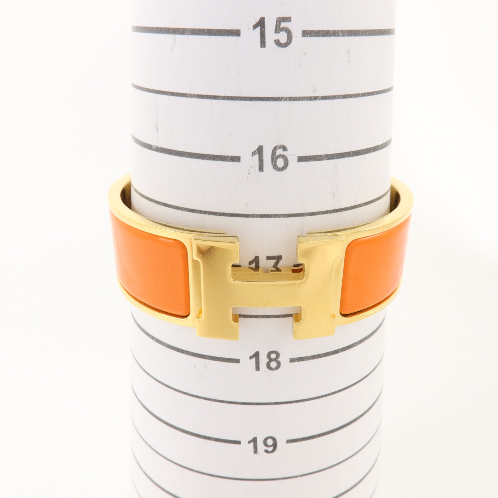 HERMES 金屬/琺瑯Clic-Clac H Bracelet金扣手鏈