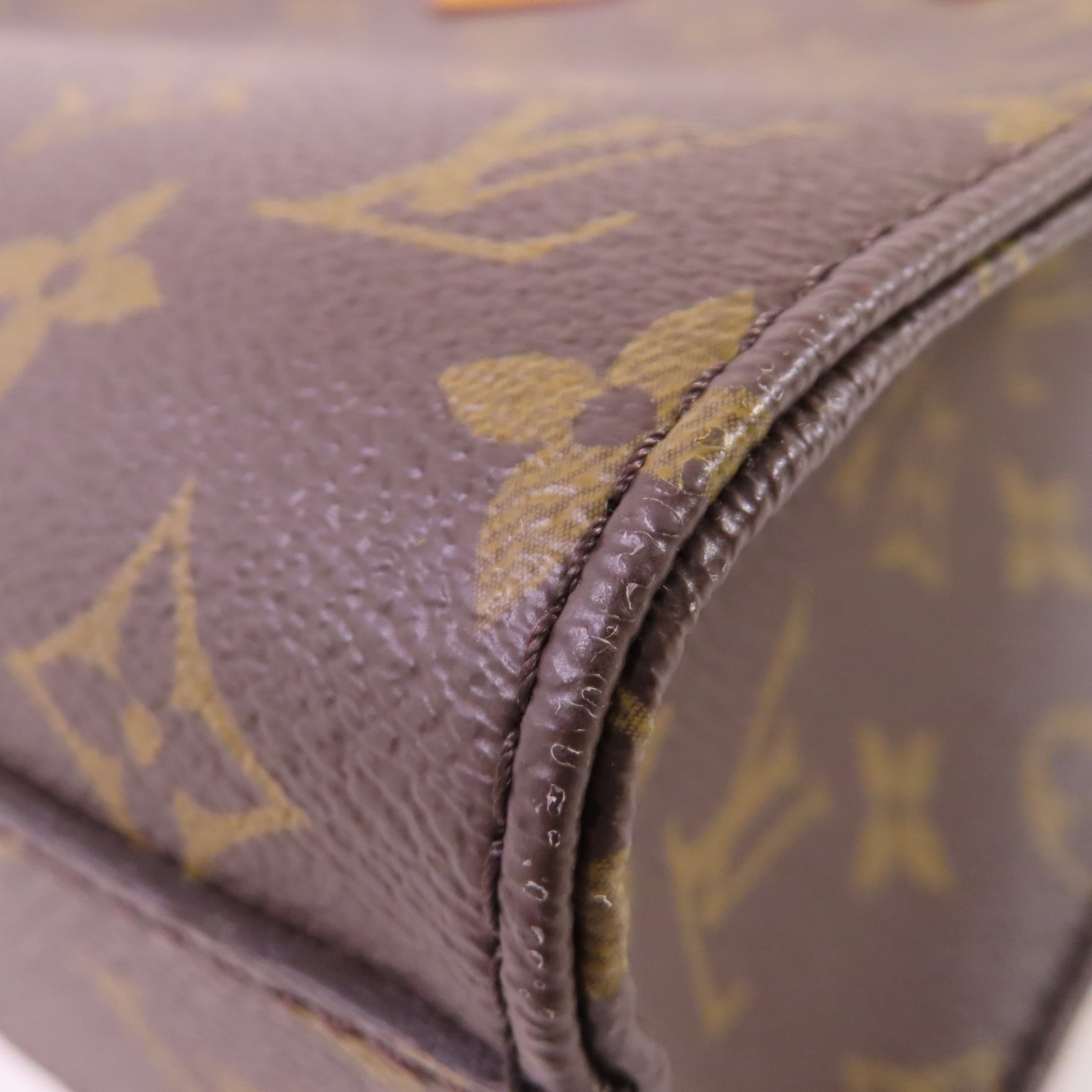 LOUIS VUITTON Monogram Sac Plat BB 2Way Tote Bag金扣手挽肩背兩用袋啡色