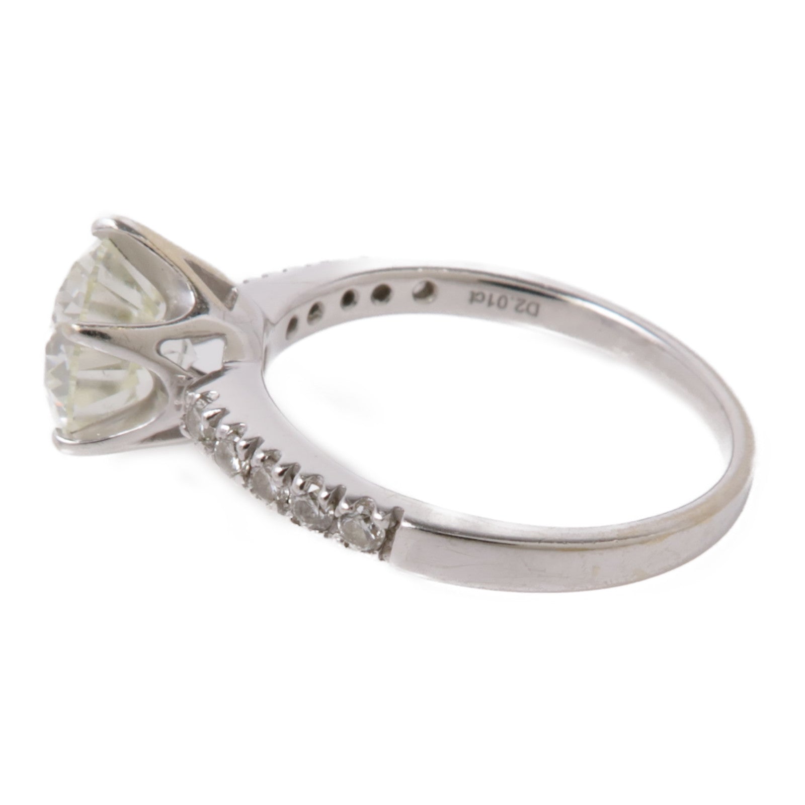 JEWELRY 18K白金Diamond Ring 2.01ct鑽石戒指US#5.75 – Brand