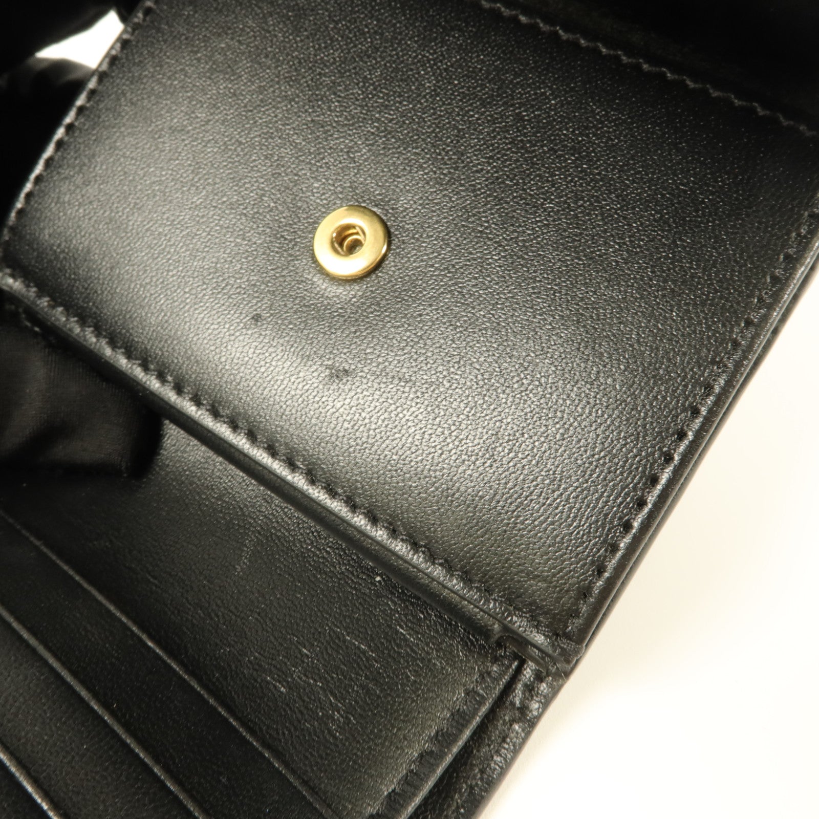 CELINE 蜥蝪皮革Triomphe Trifold Wallet錢包