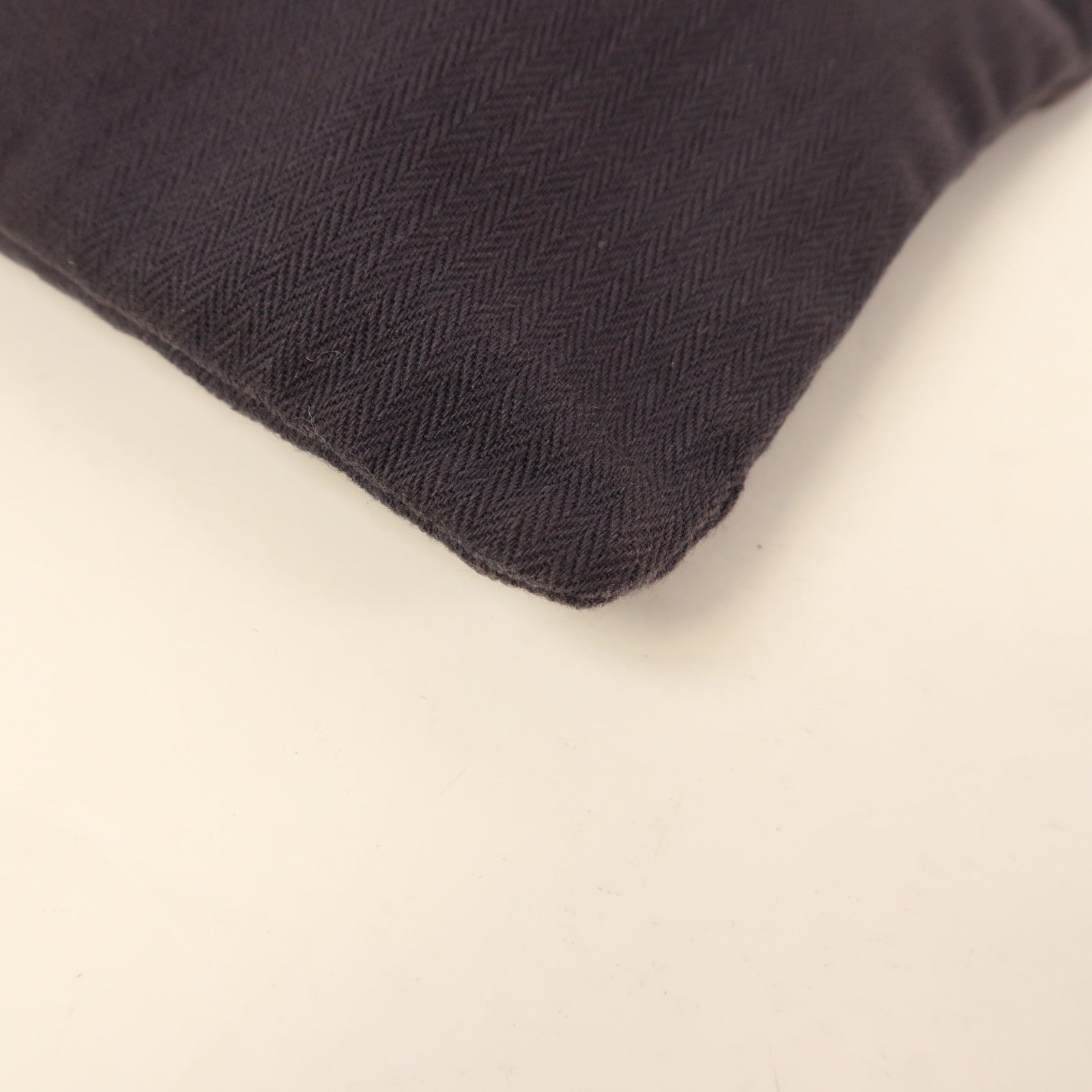 HERMES 帆布Aline銀扣肩背袋藍色