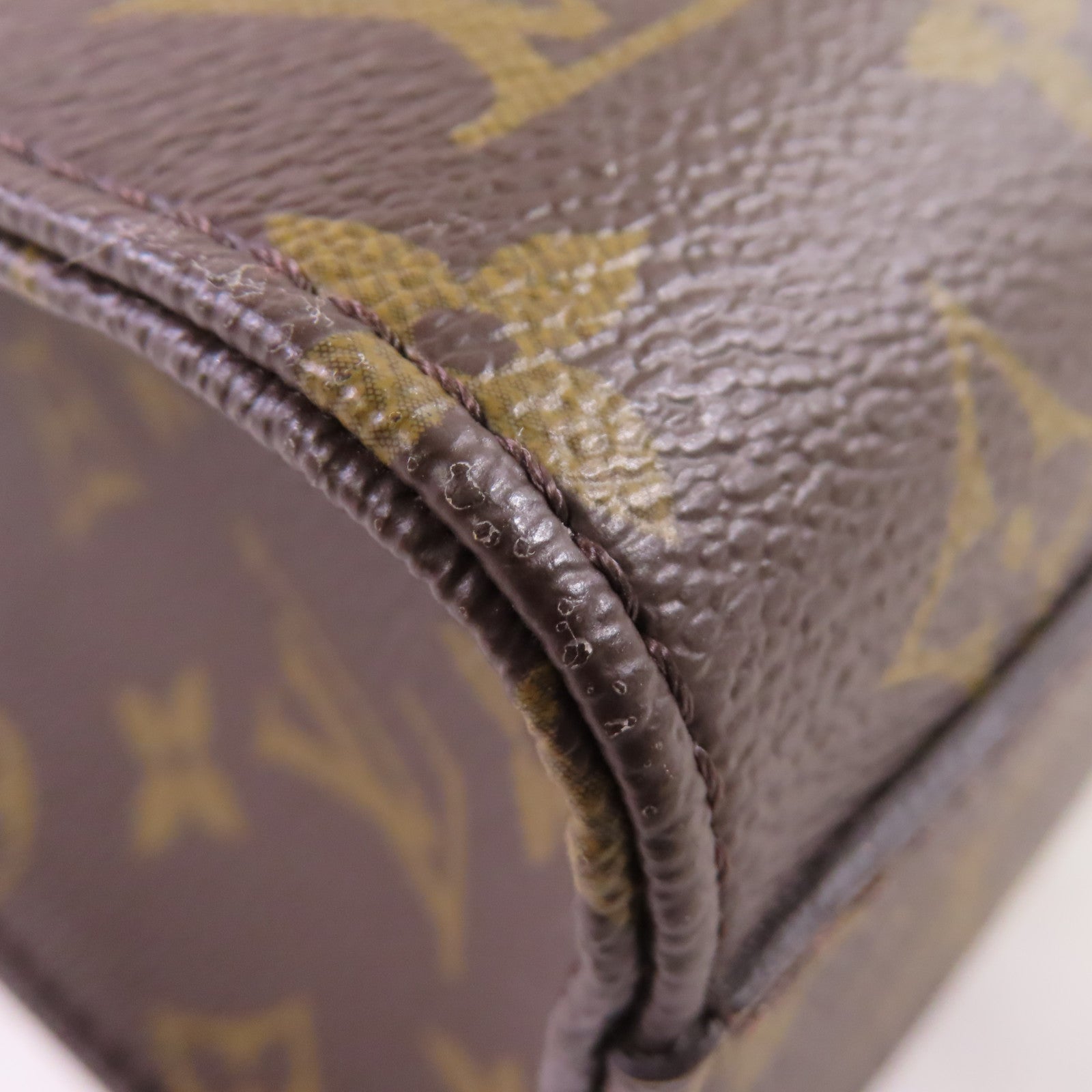 LOUIS VUITTON Monogram Sac Plat BB 2Way Tote Bag金扣手挽肩背兩用袋啡色