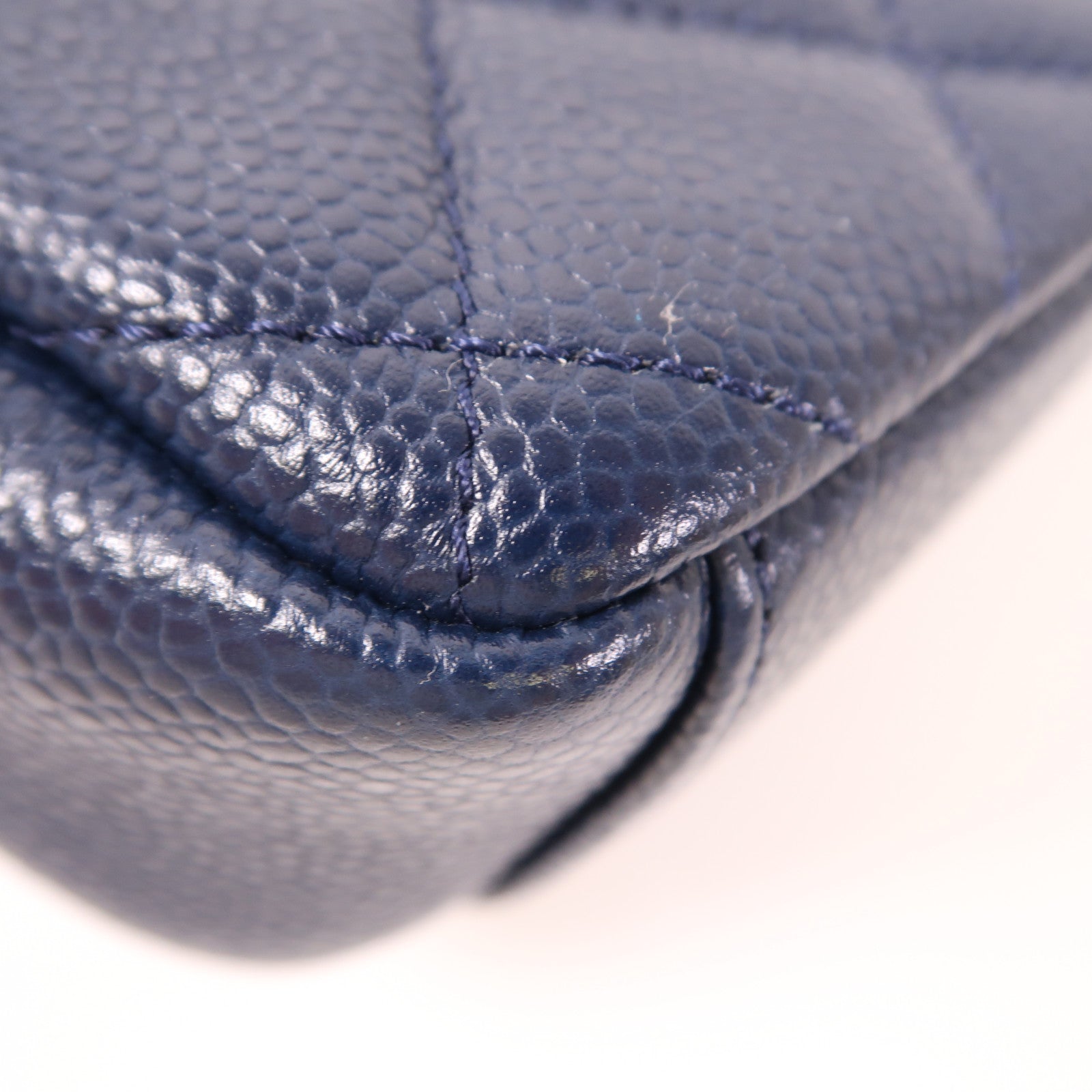 CHANEL 牛皮皮革Chain Shoulder金扣鏈帶肩背袋