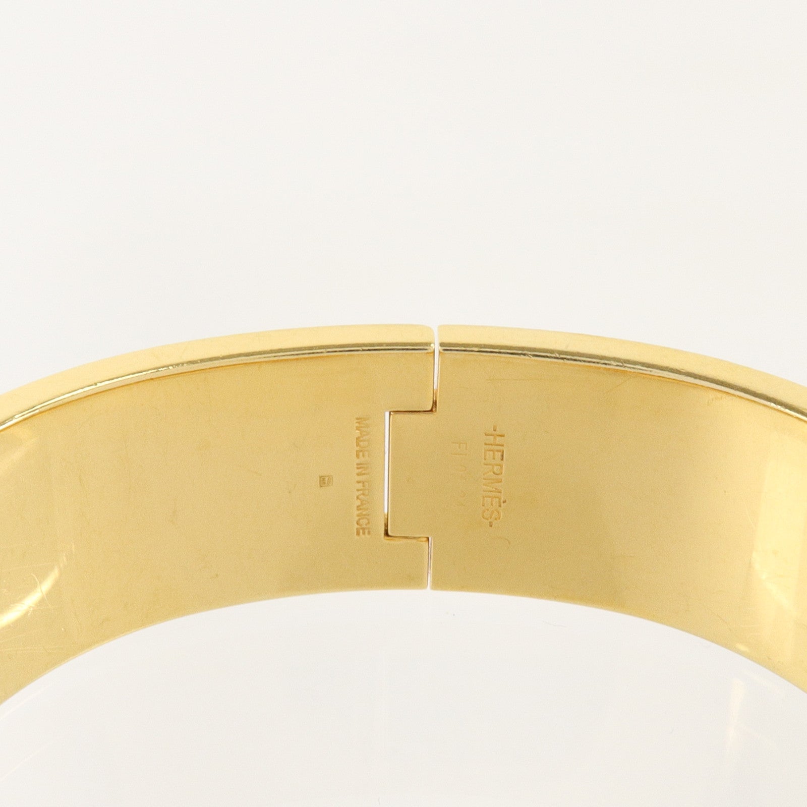 HERMES 金屬/琺瑯Clic-Clac H Bracelet金扣手鏈