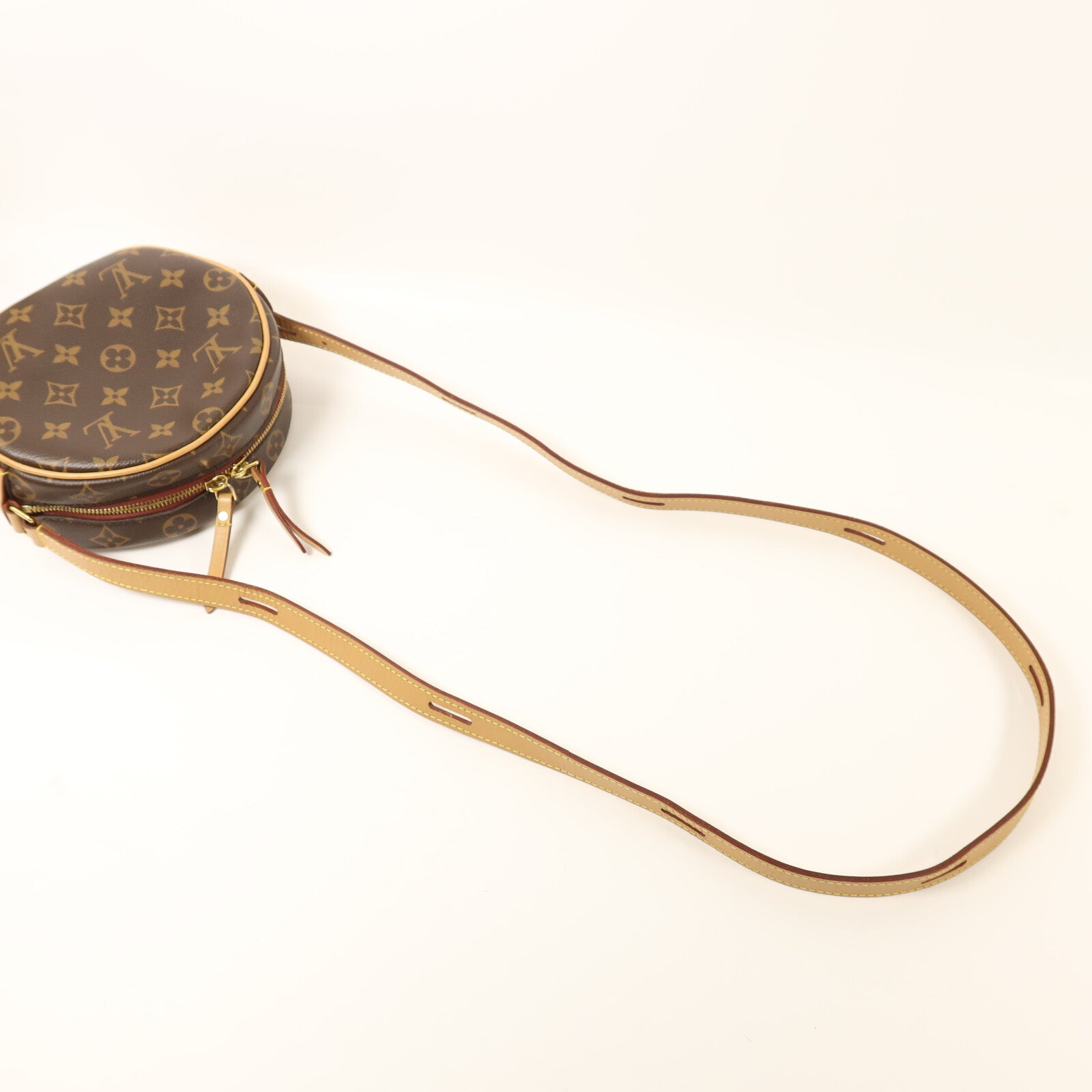 LOUIS VUITTON Monogram Boite Chapeau Souple PM金扣肩背袋
