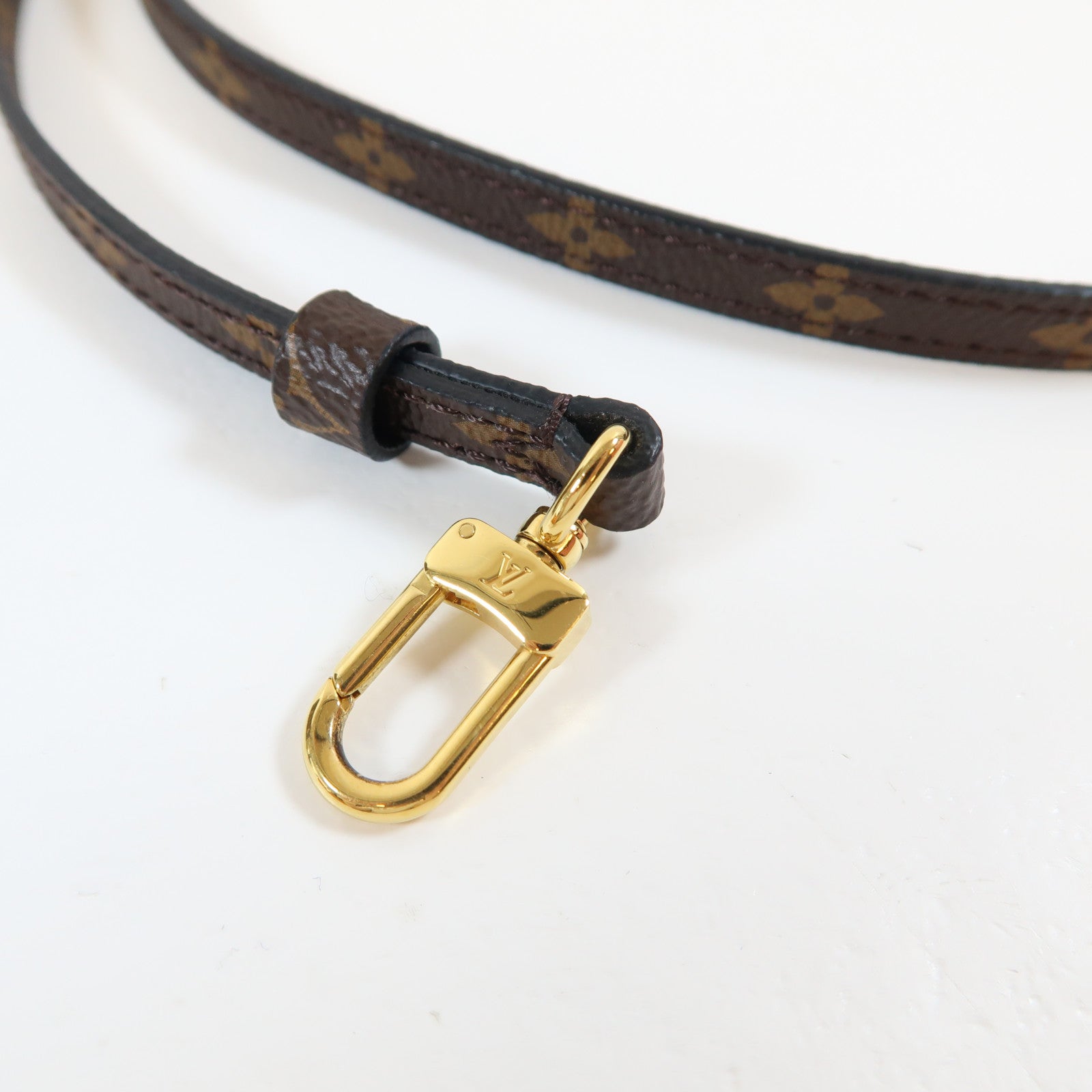LOUIS VUITTON Monogram Reverse Petite Malle金扣肩背袋啡色