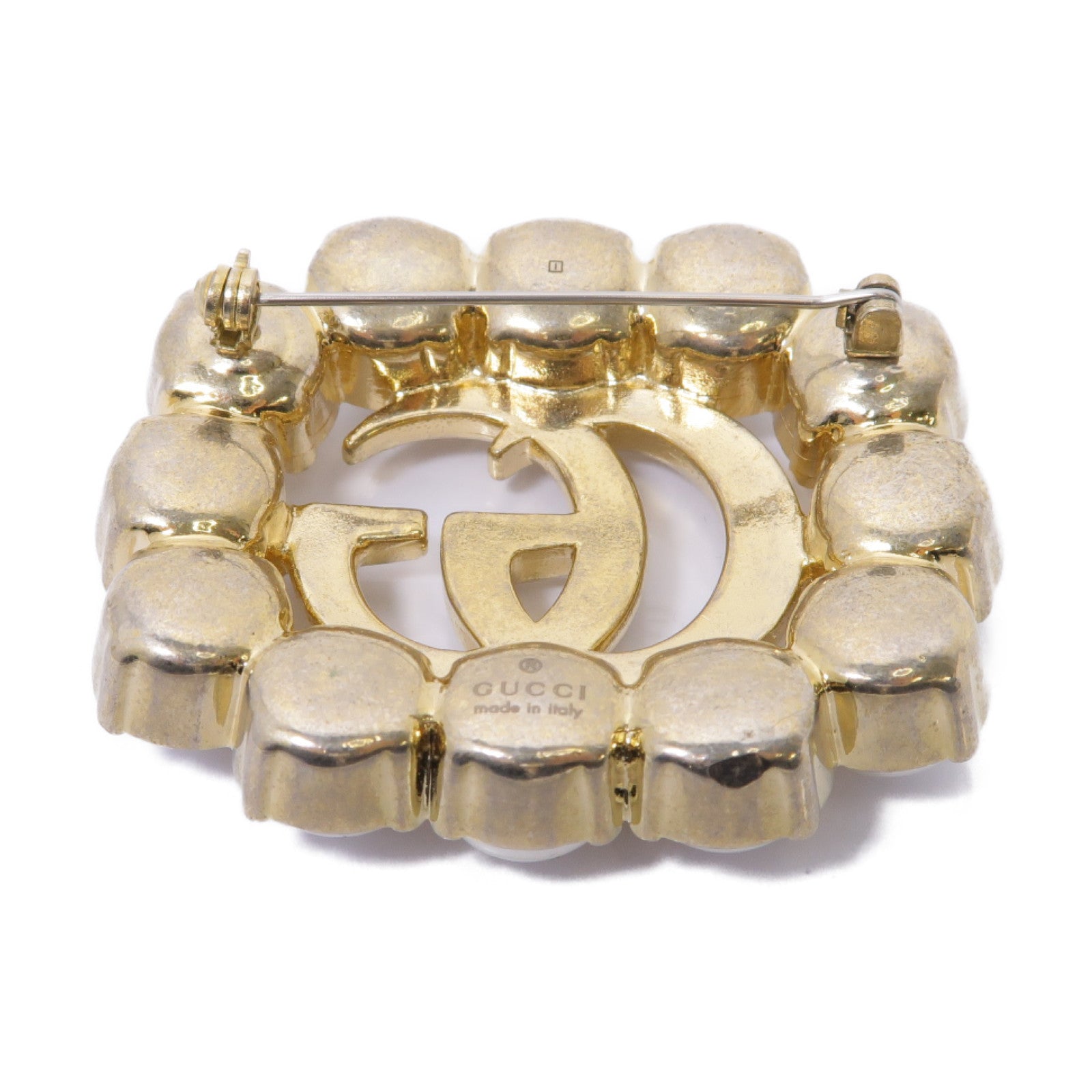 GUCCI 金屬Brooch胸針金色
