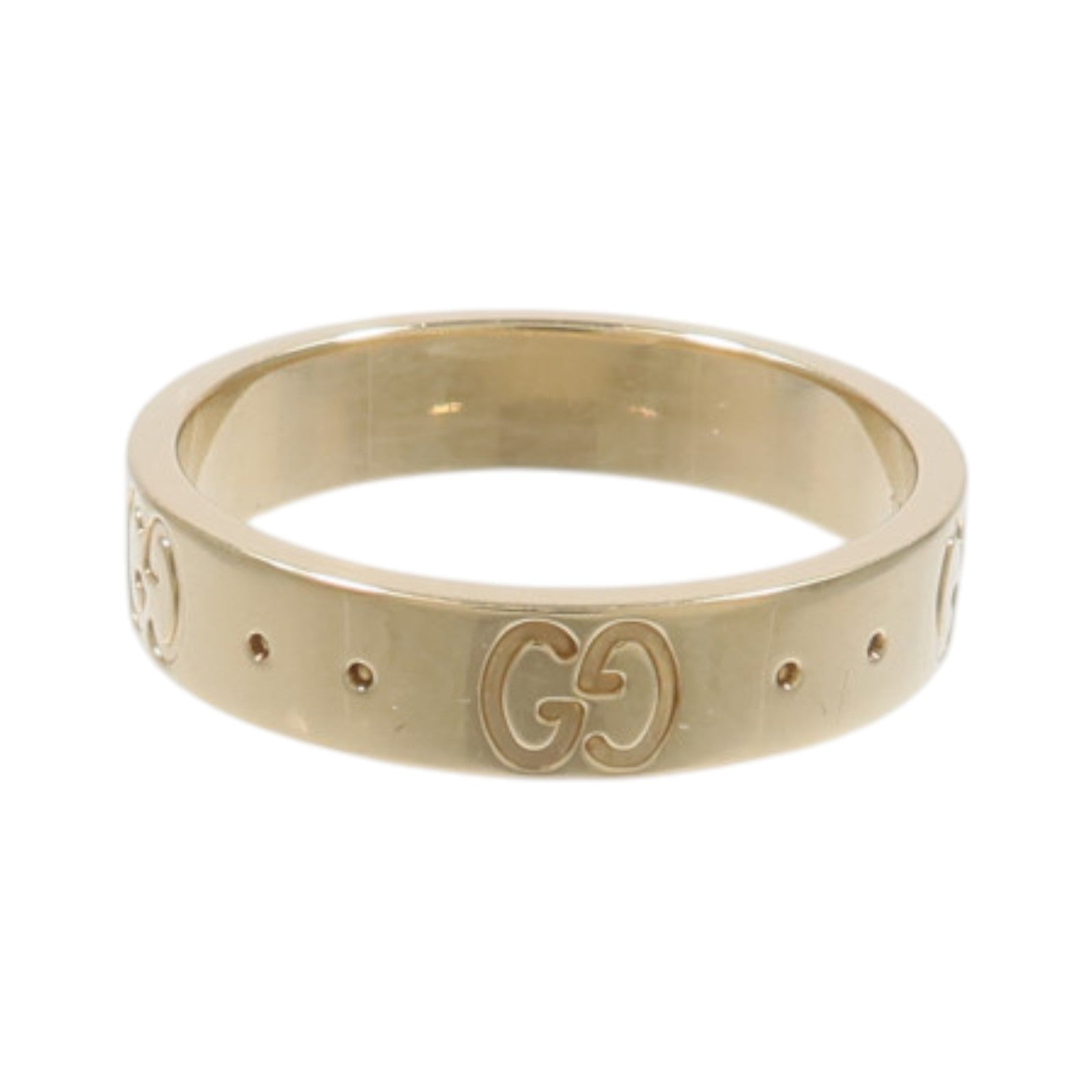 GUCCI 18K黃金Icon Thin Band戒指