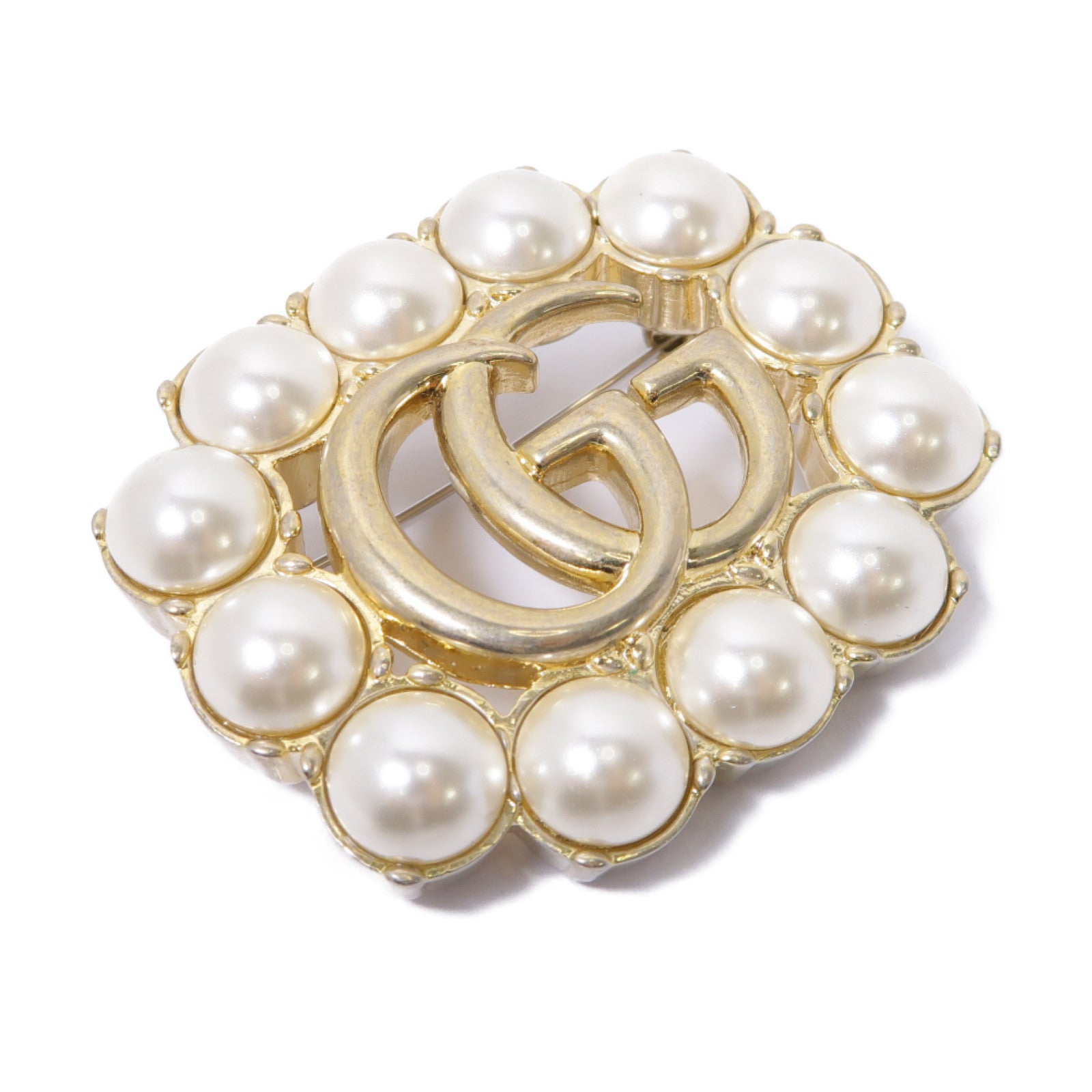 GUCCI 金屬Brooch胸針金色